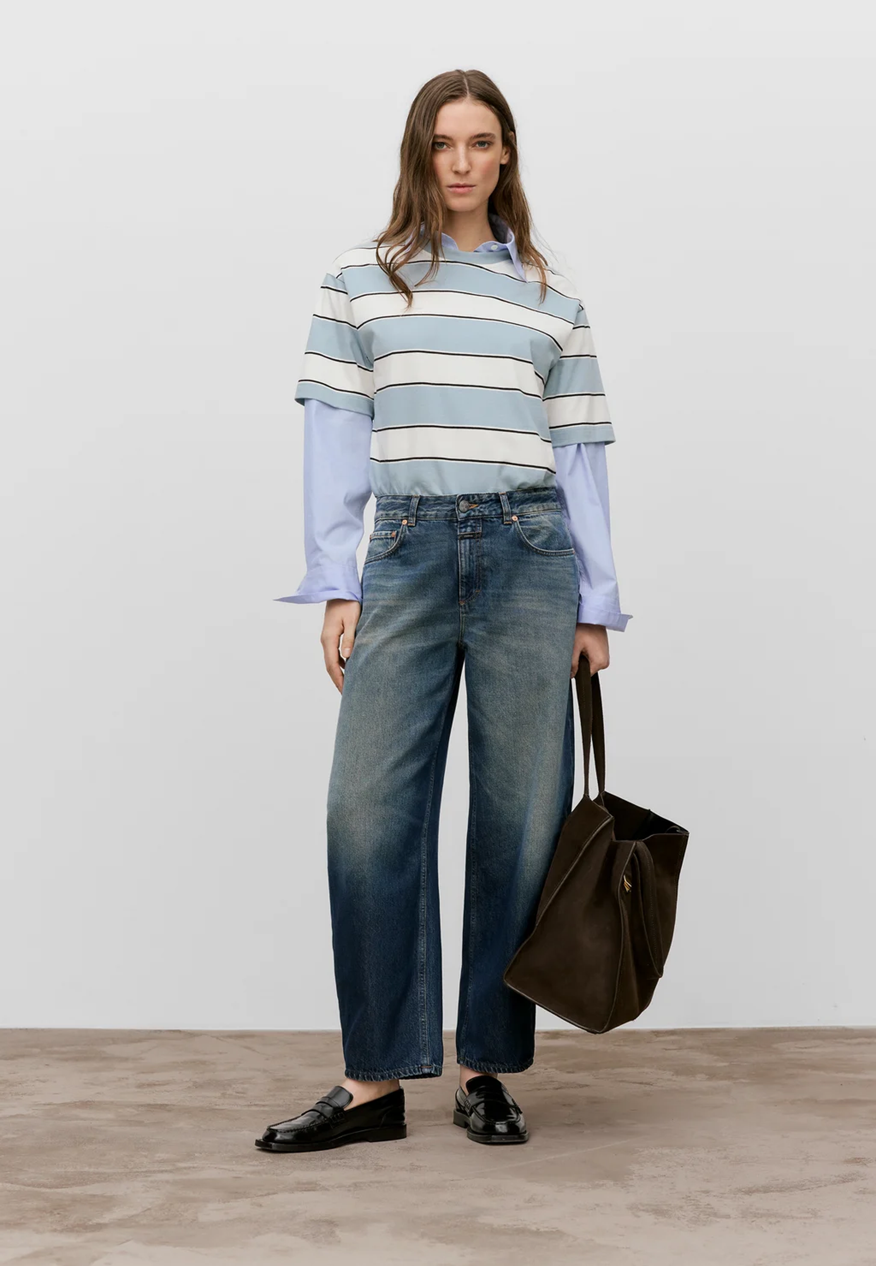 Jazzie Barrel Jeans | Dark Blue 4T
