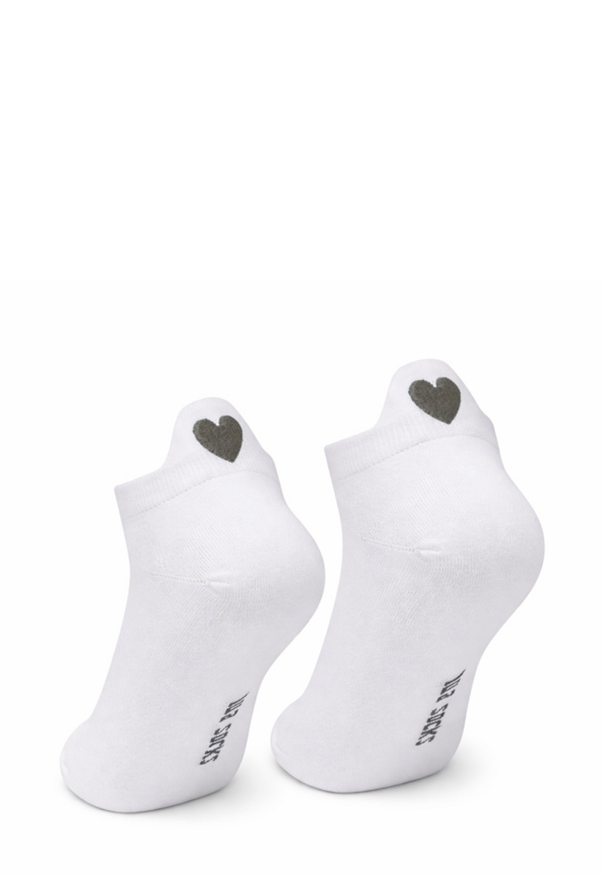 Heart Sneakersocke | White Champagne