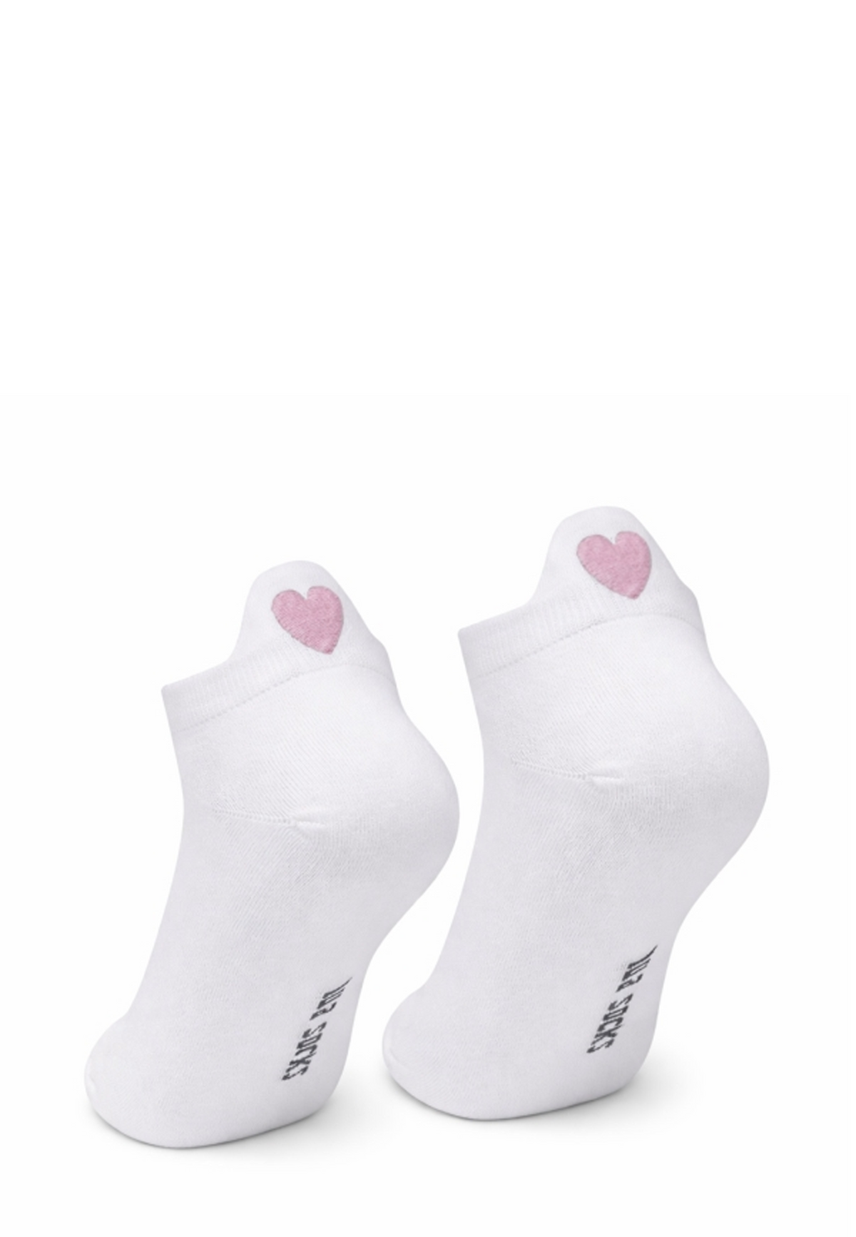 Heart Sneakersocke | White Rose