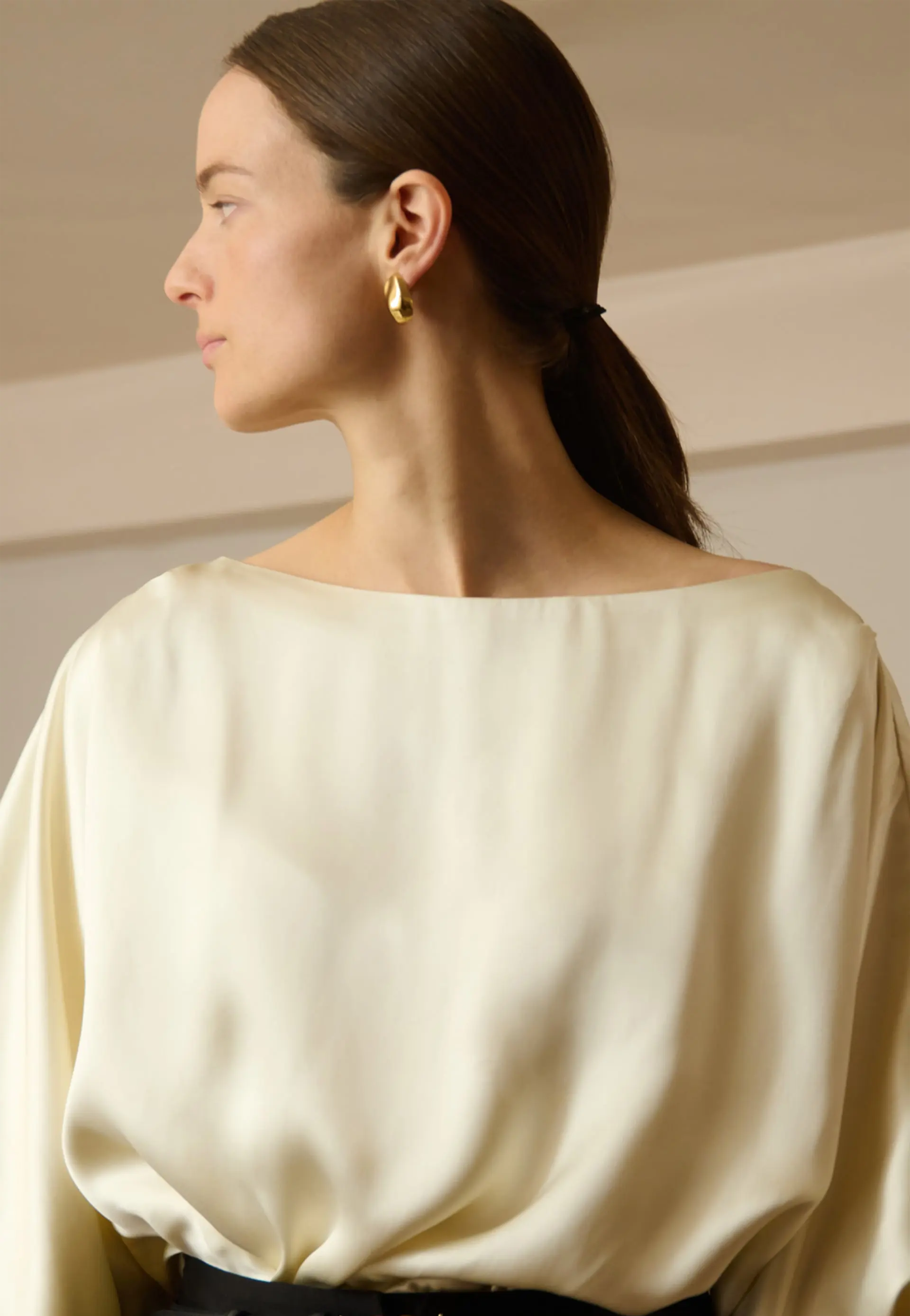 Havanna Puff Sleeve Bluse | Pearl