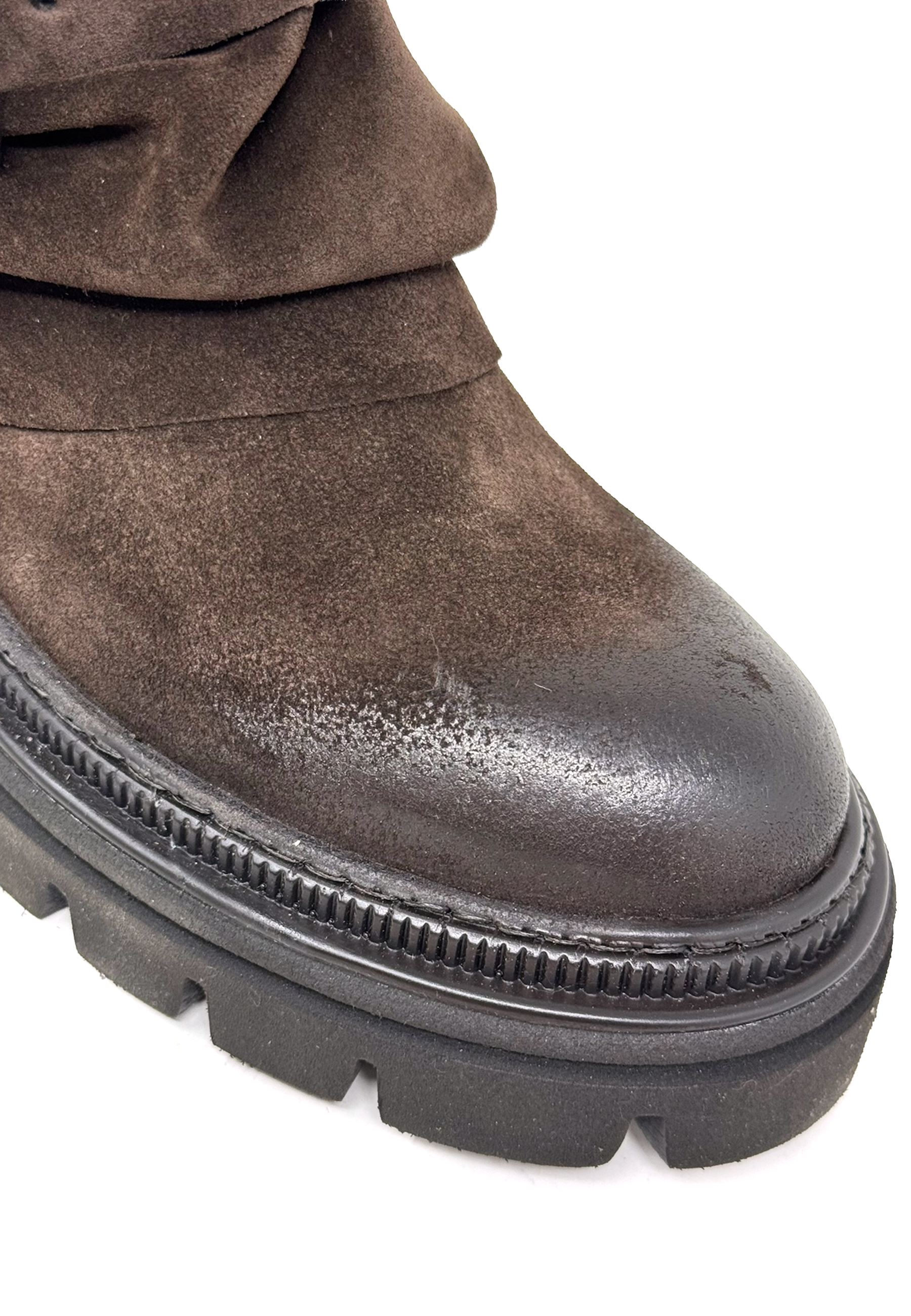 M482M29 Schnallen Boot | Ebano Camoscio