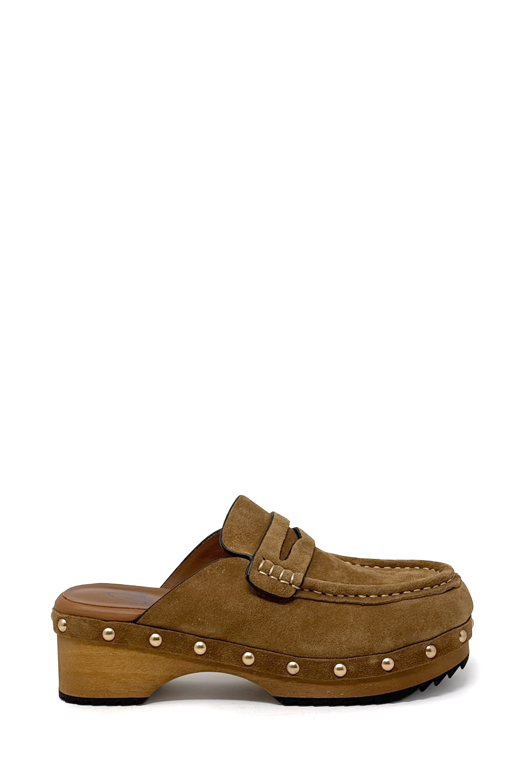 Noemi Heel Clog | Sigar Suede