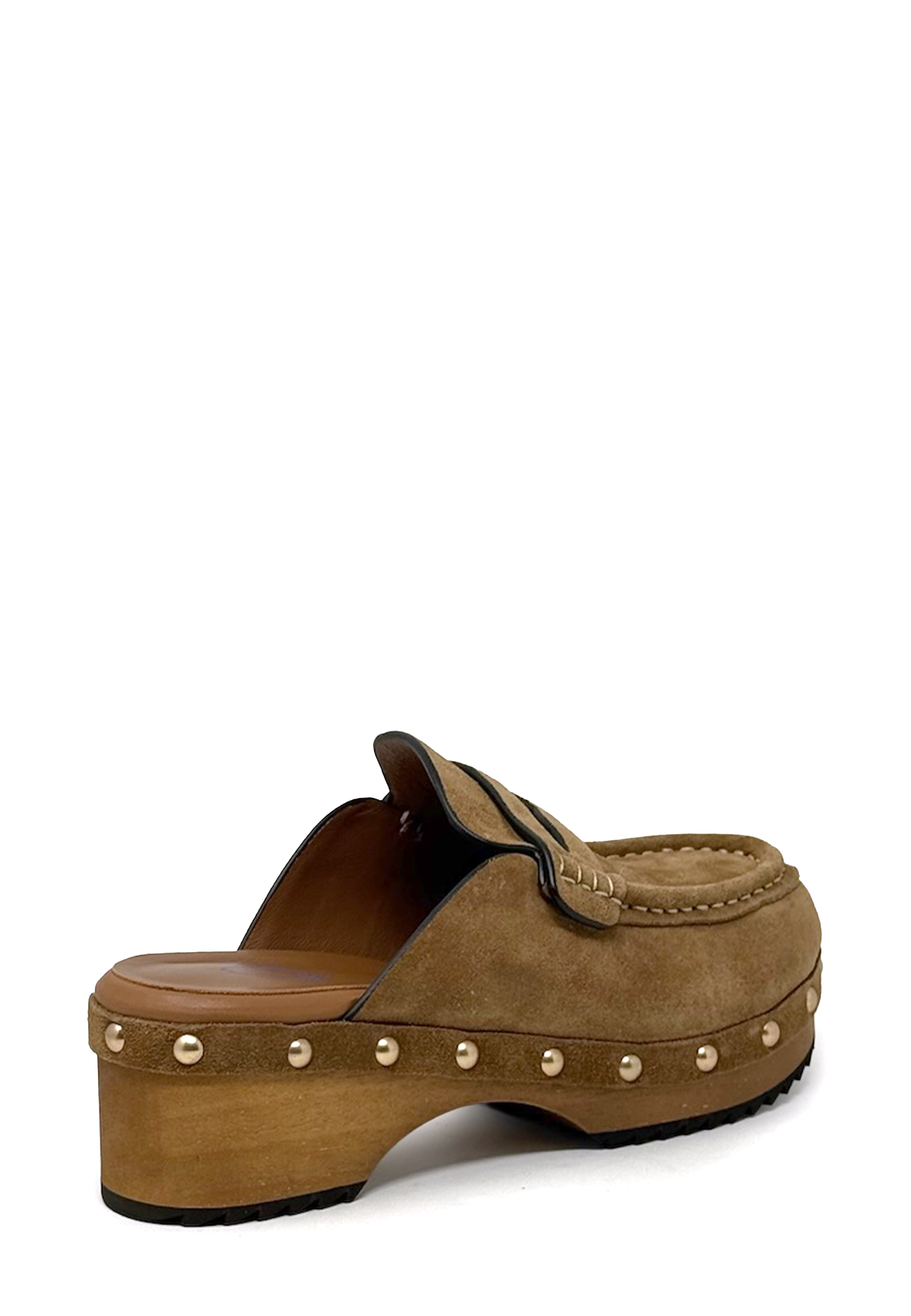 Noemi Heel Clog | Sigar Suede