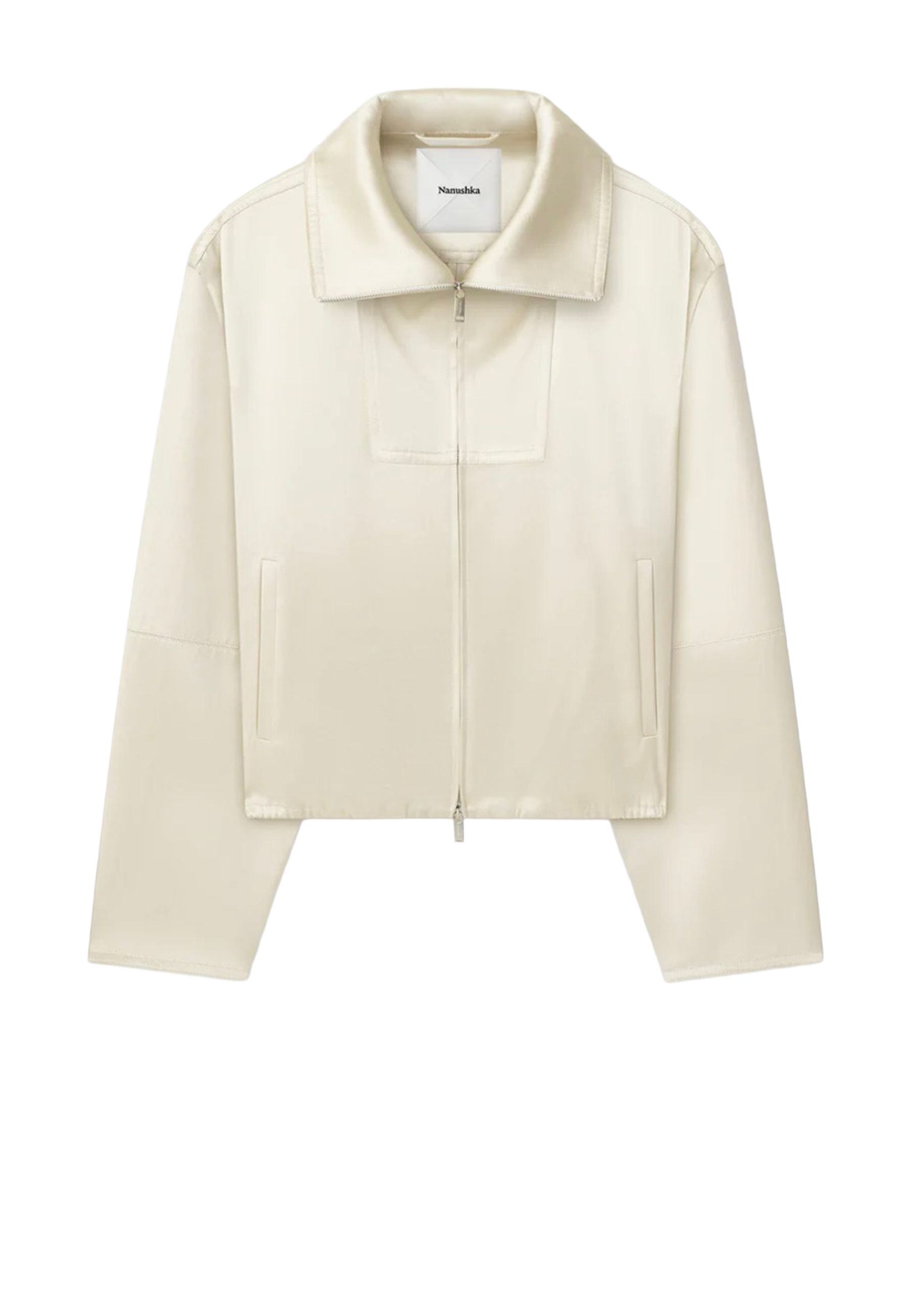 Alonza Viskose Bomberjacke | Creme