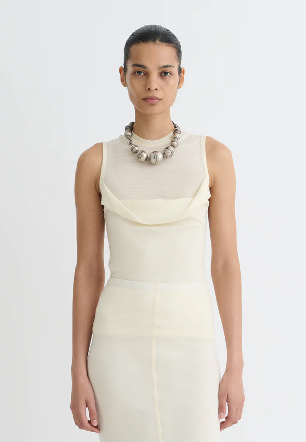Orien Woll Top | Creme