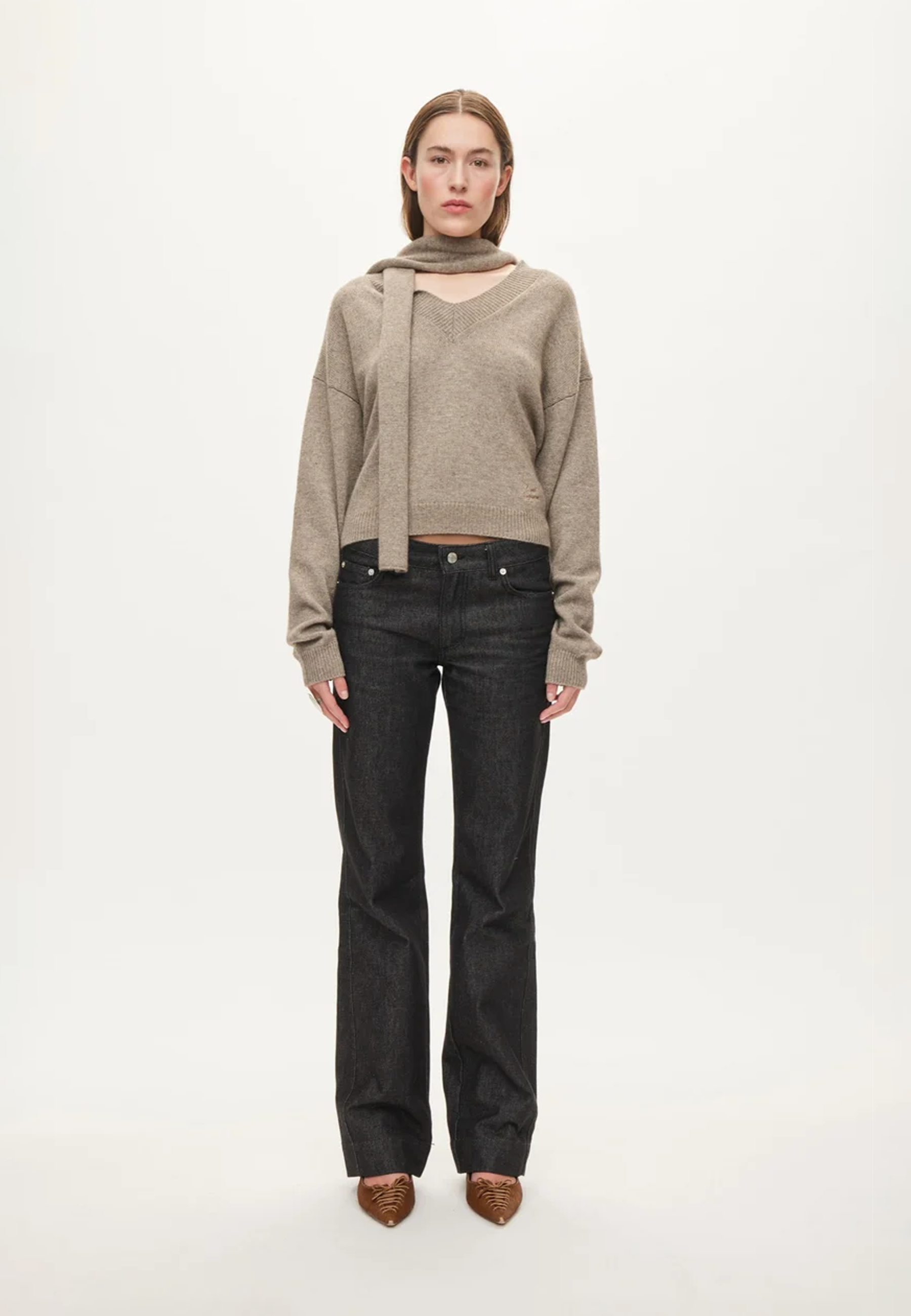 Alvin Cashmere Pullover | Coco Mocha
