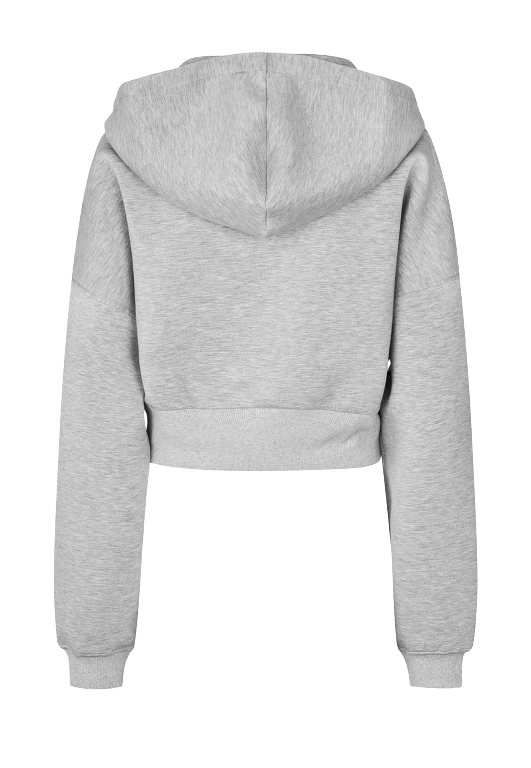 Browie Viscose Lynlås Hættetrøje | Grå Melange