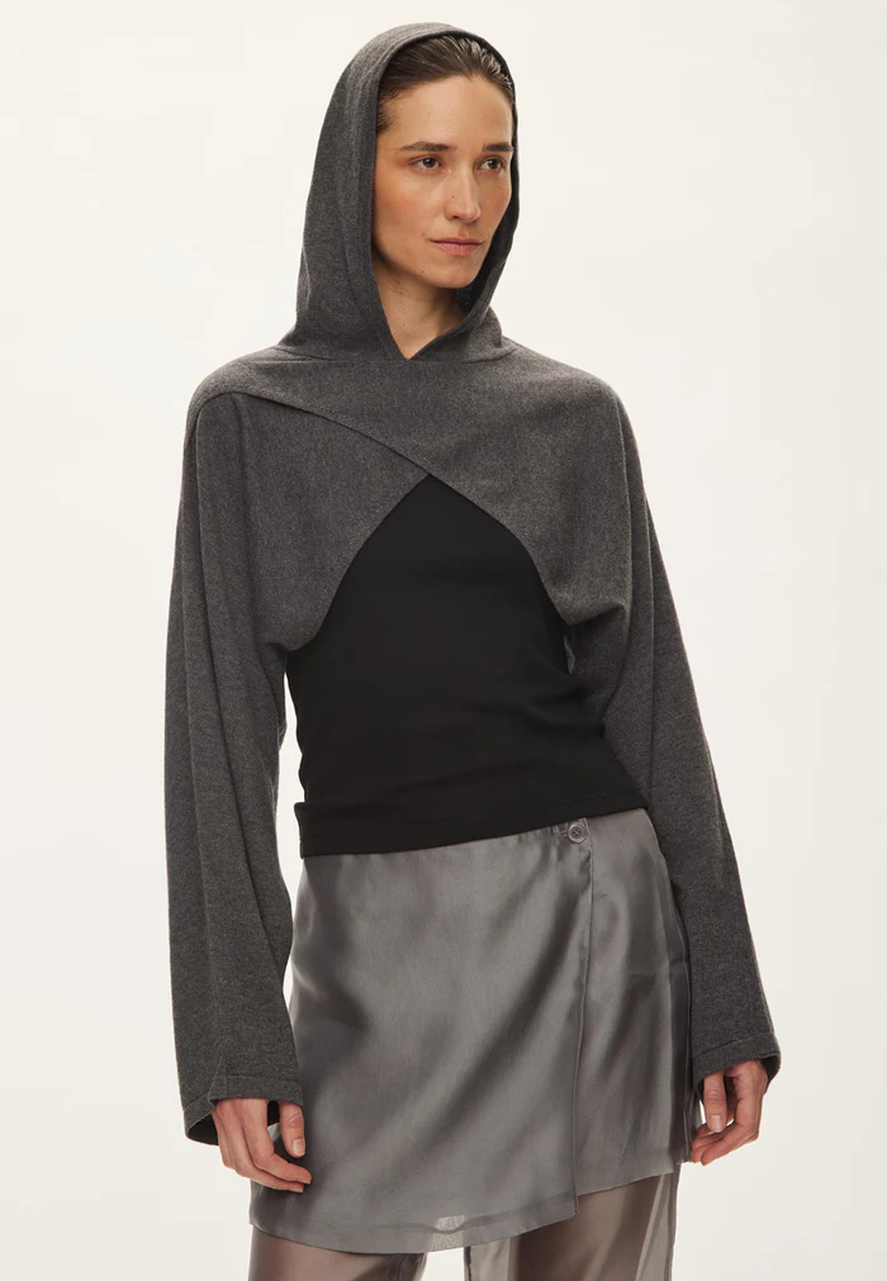 Carla Cashmere Bolero | Dark Gull