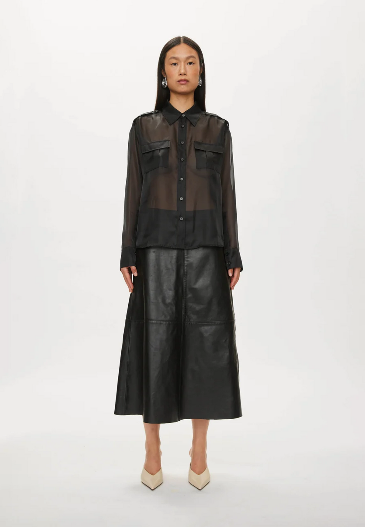 Cosmo Pocket Bluse | Black
