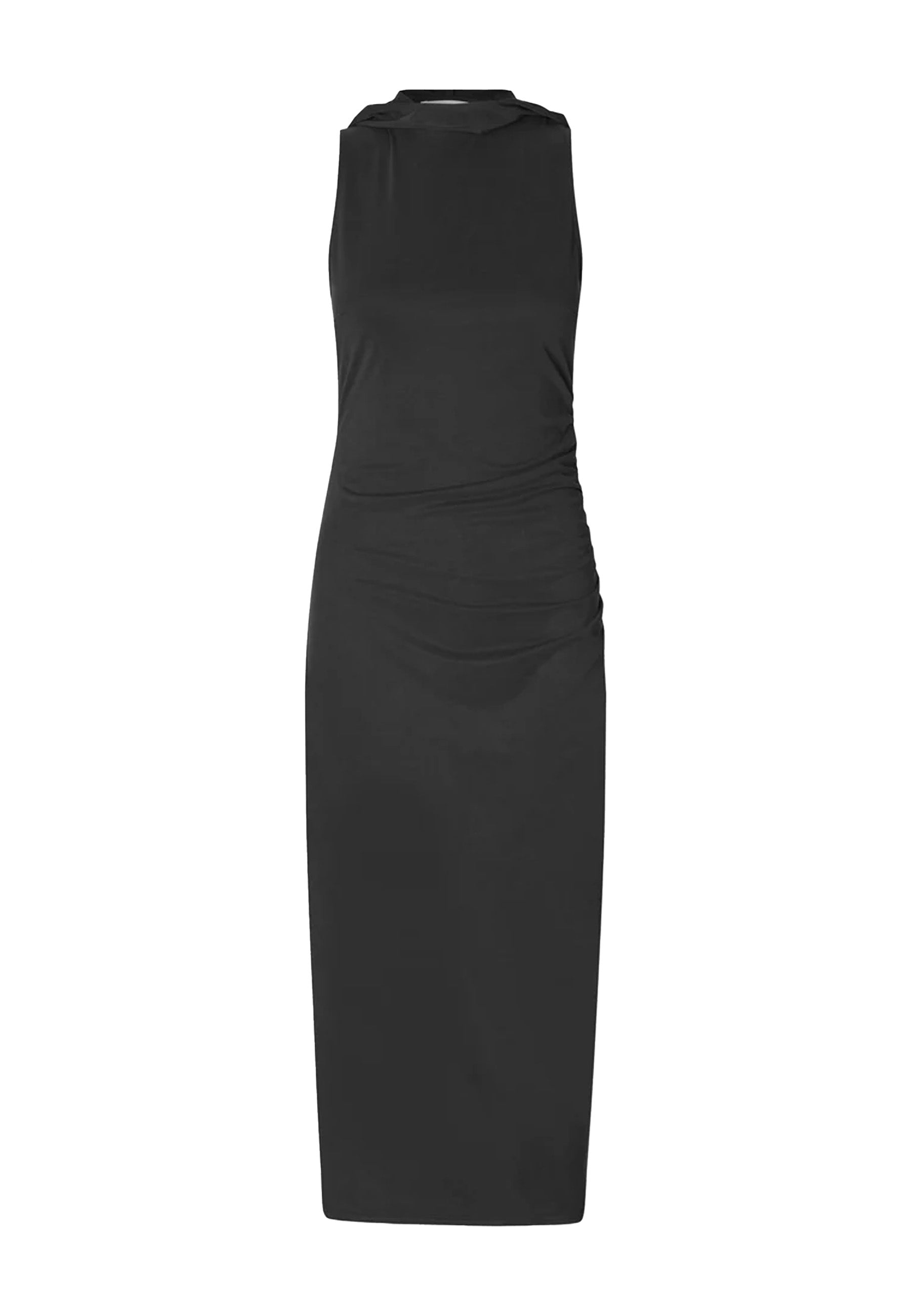 Hope Hood Maxikleid | Black Stone