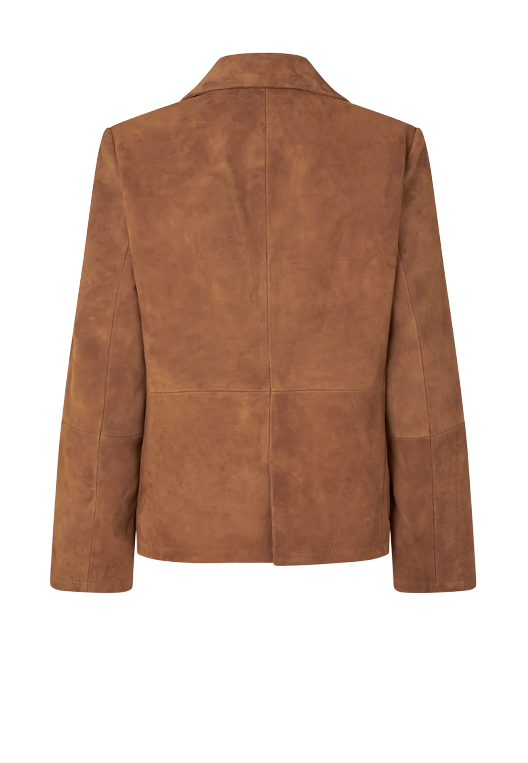 Kylie ruskindsblazer | Tobaksbrun