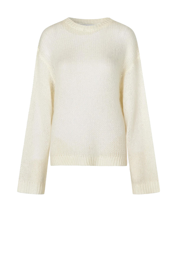 Light Oversized Pullover | White