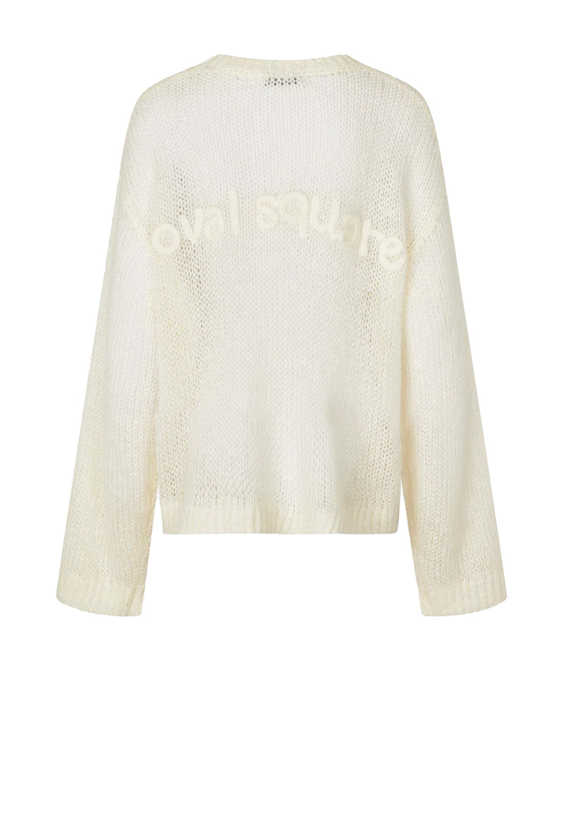 Light Oversized Pullover | White