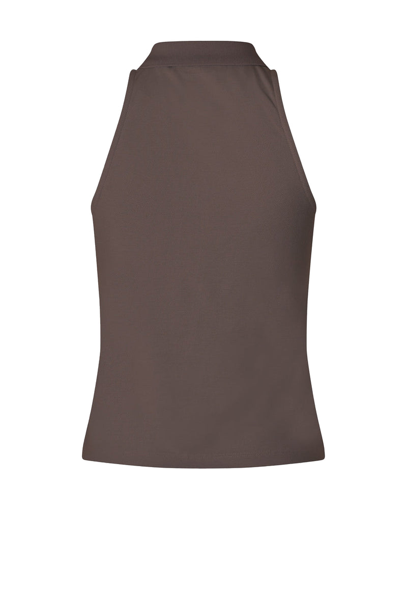 Sunny Polo Top | Dark Oak