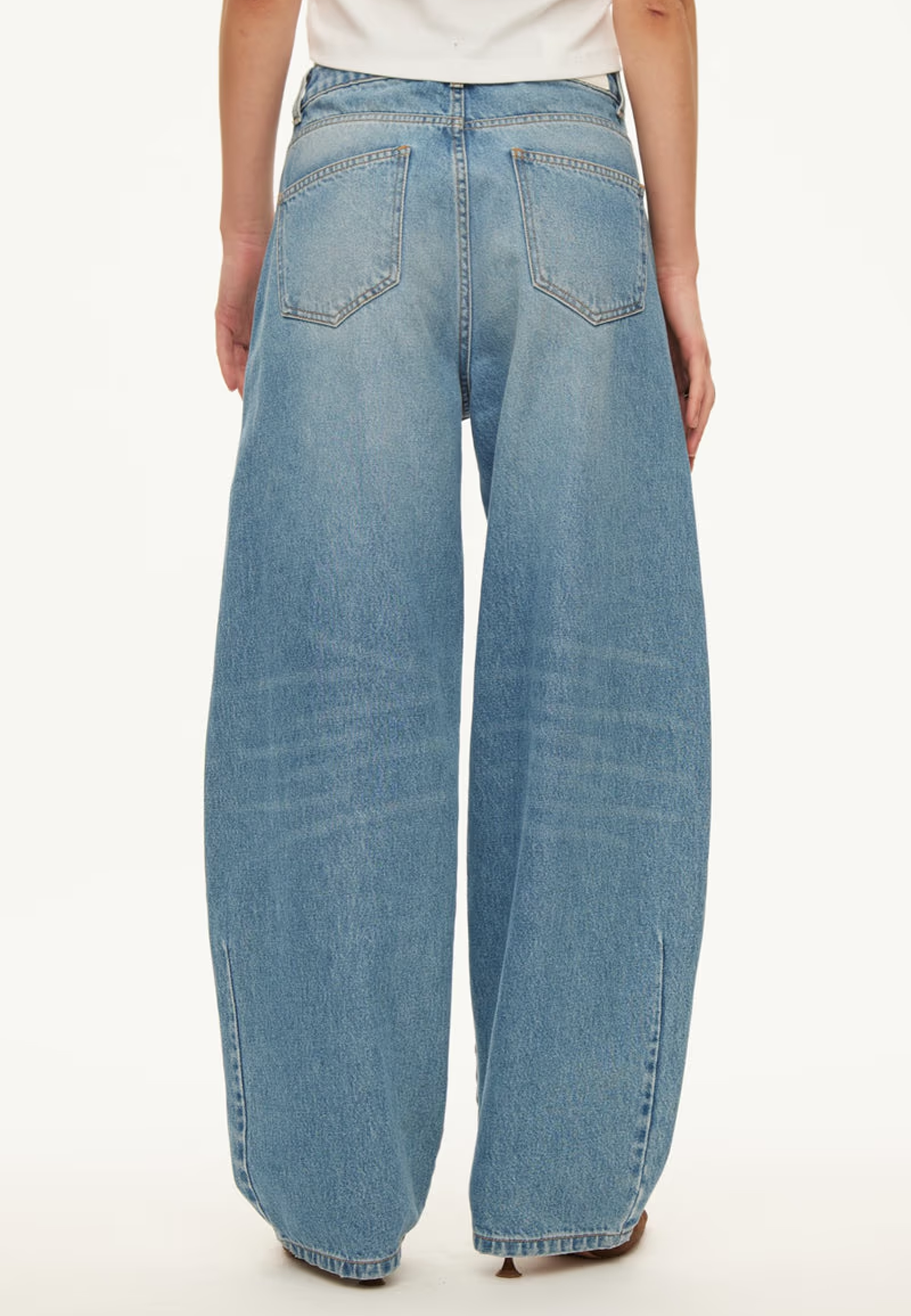 Twist Barrell Fit Jeans | Lyseblå