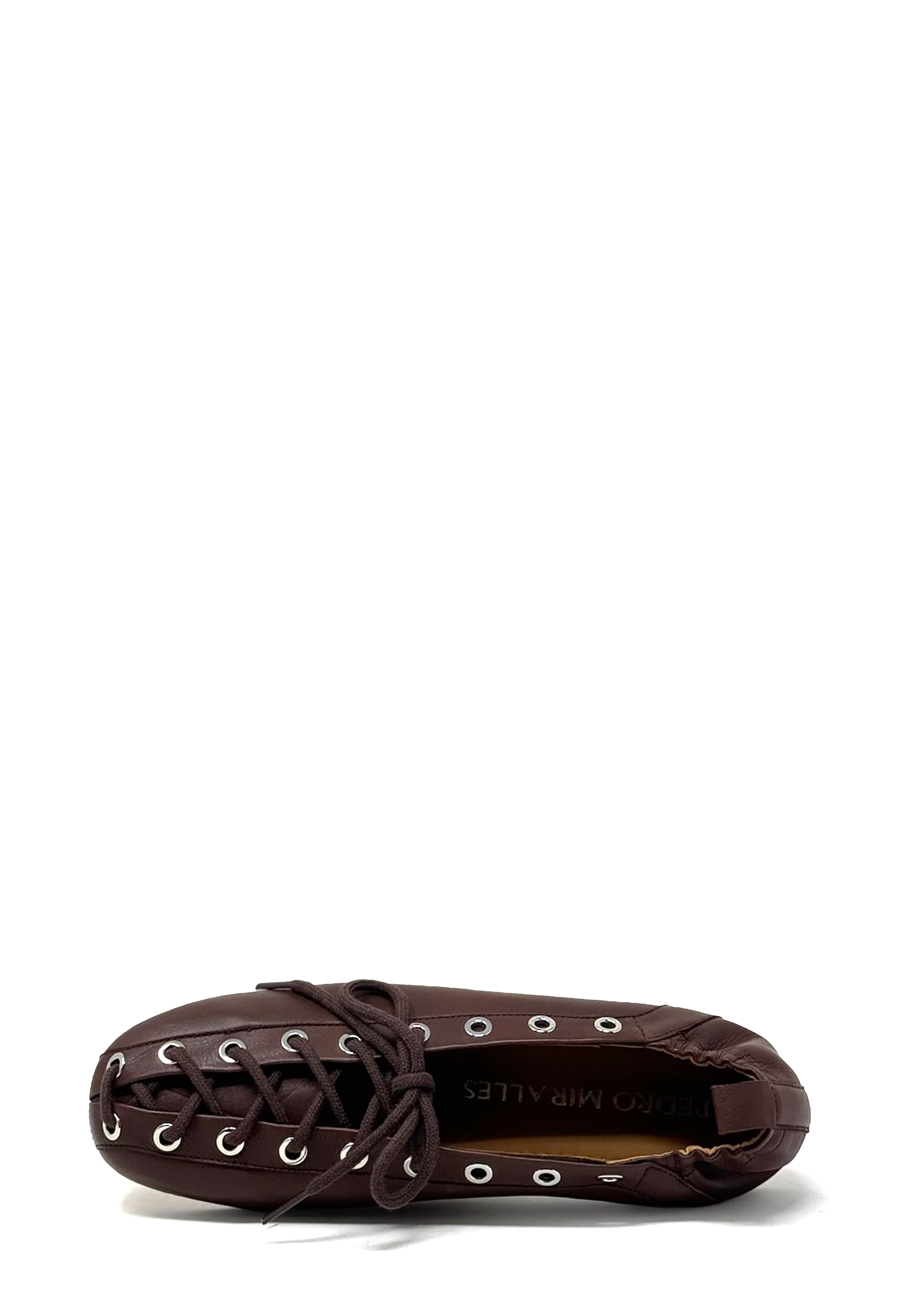 18371 Schnür Ballerina | Capuchino