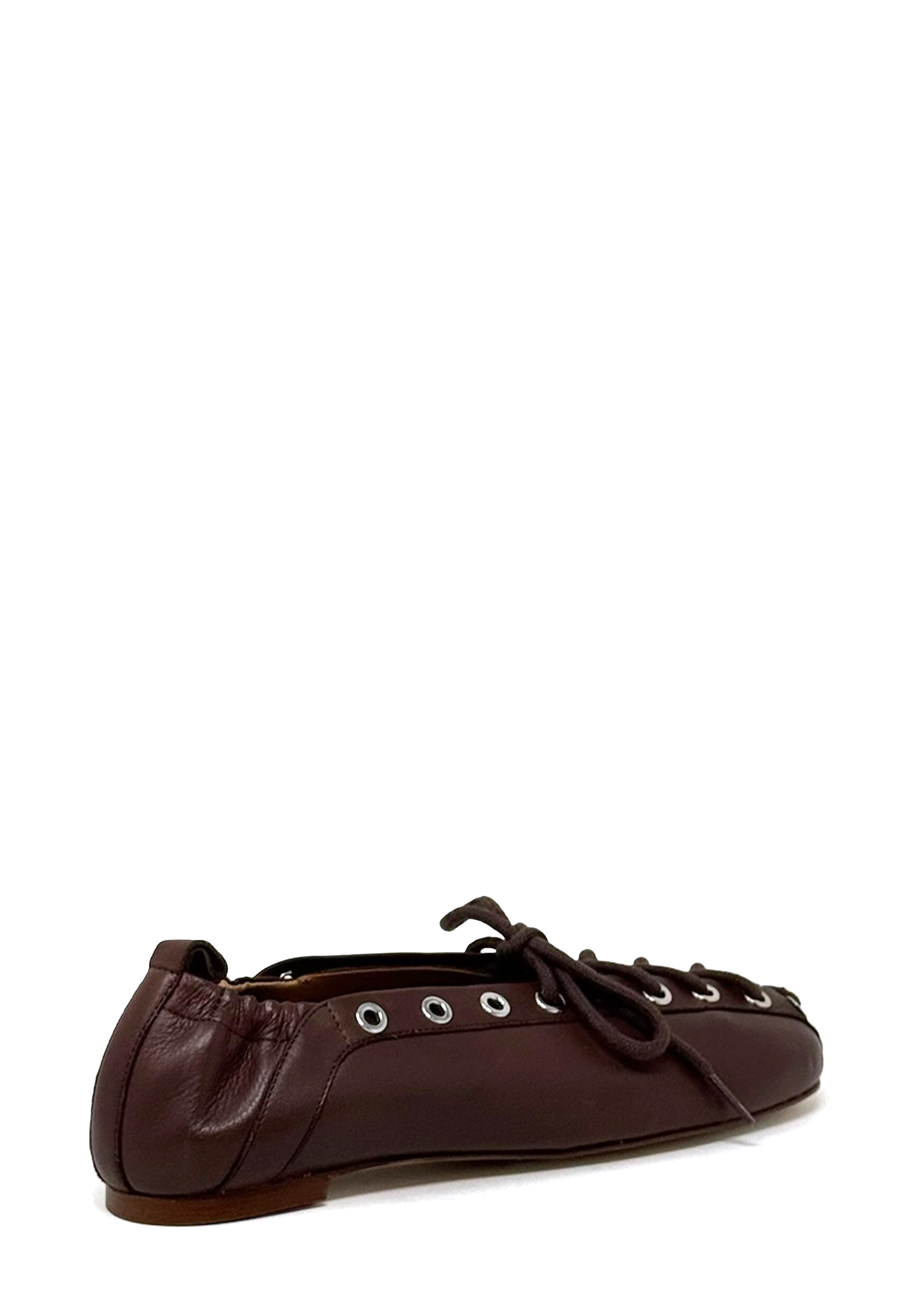 18371 Schnür Ballerina | Capuchino