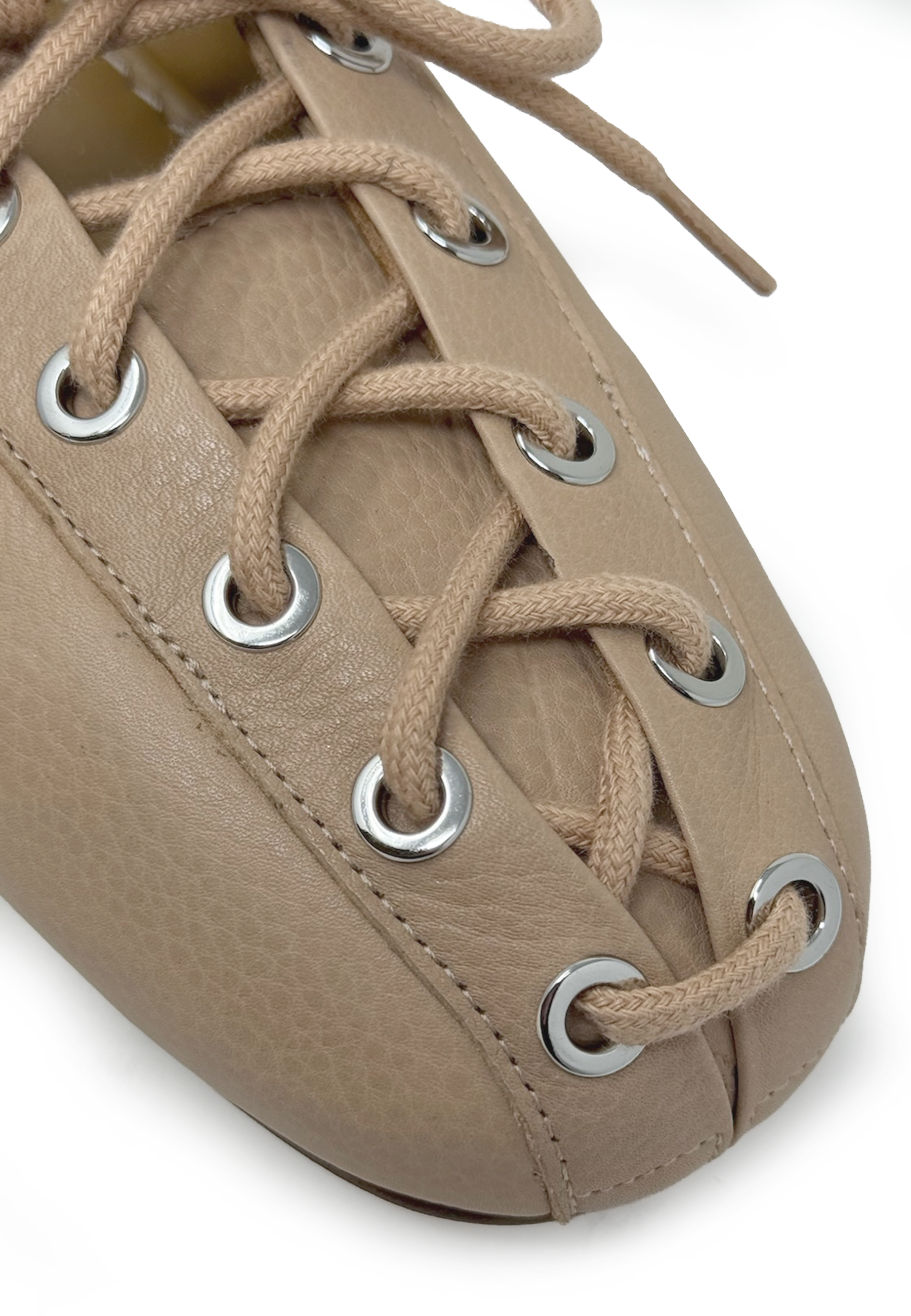 18371 Schnür Ballerina | Desert