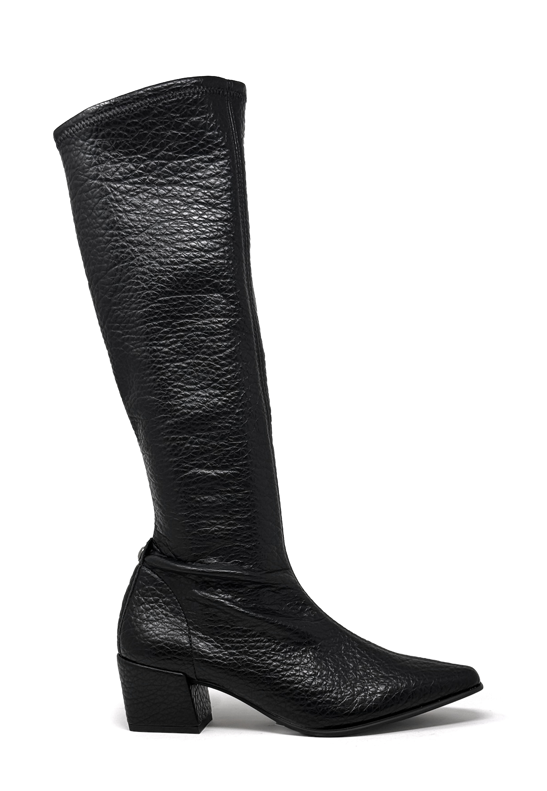 24453 Langschaft Heel Boot | Negro