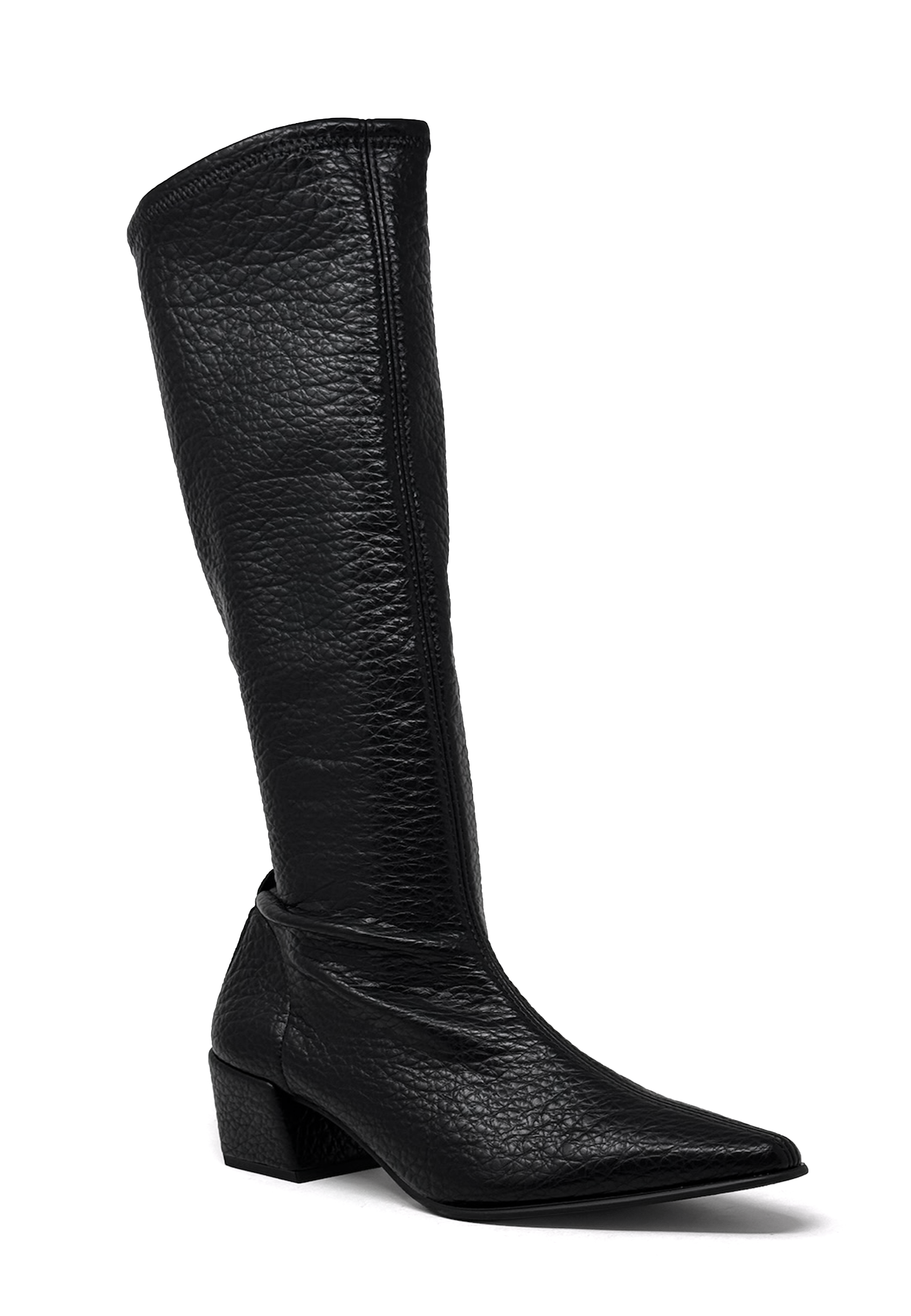 24453 Langschaft Heel Boot | Negro