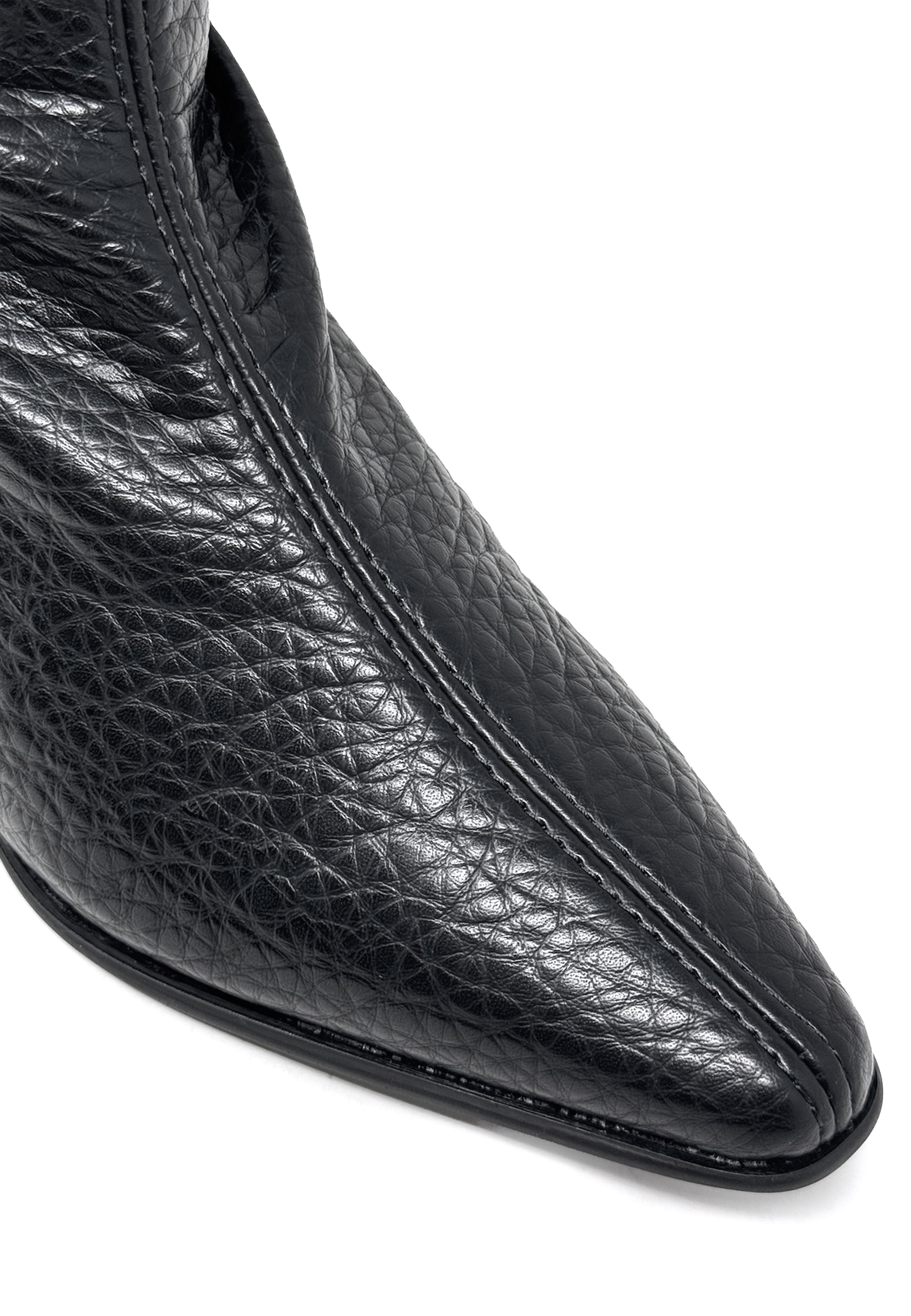 24453 Langschaft Heel Boot | Negro