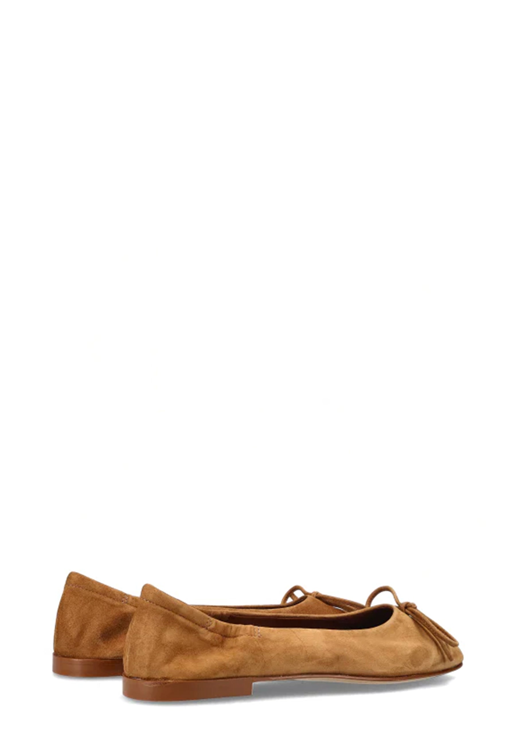 045L Giorgia Ballerina | Biscuit Camoscio