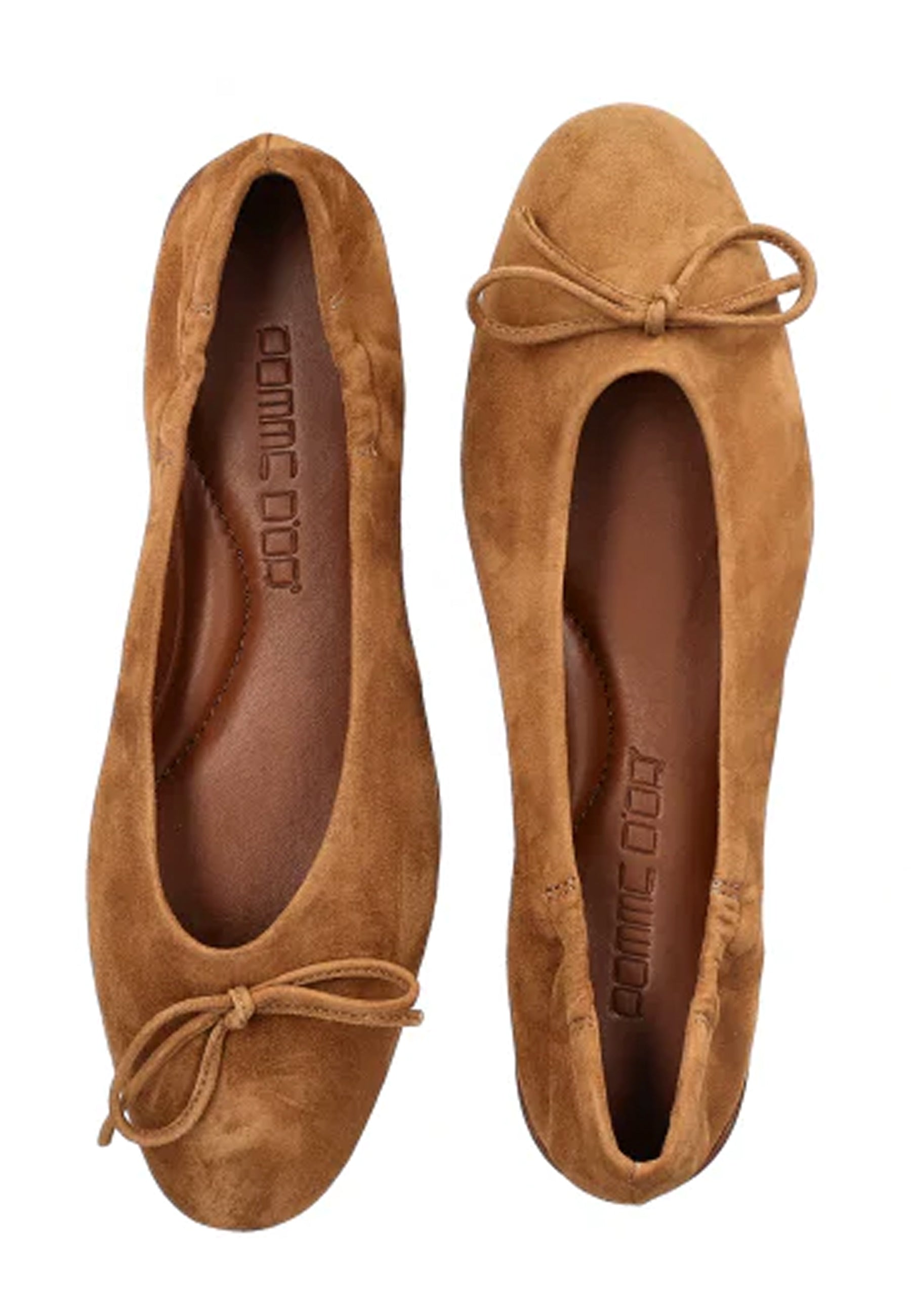 045L Giorgia Ballerina | Biscuit Camoscio