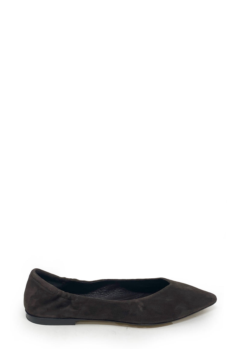 1000 Ingrid Ballerina | Coffee Camoscio