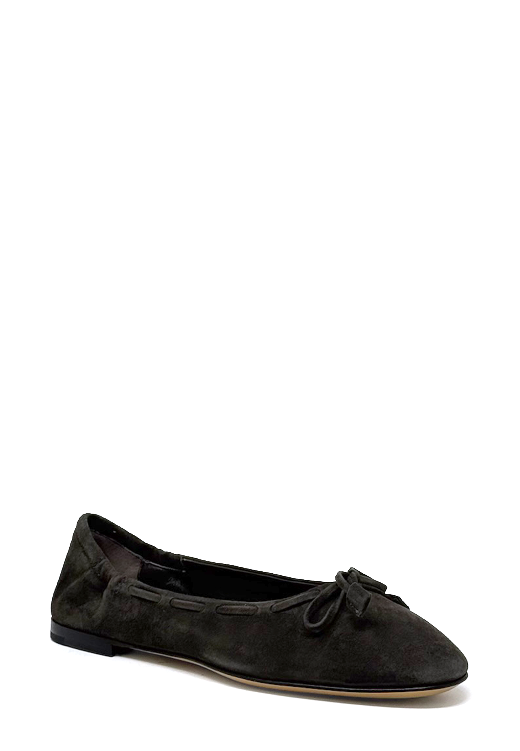 1330 Giorgia Ballerina | Dusty Brown Camoscio