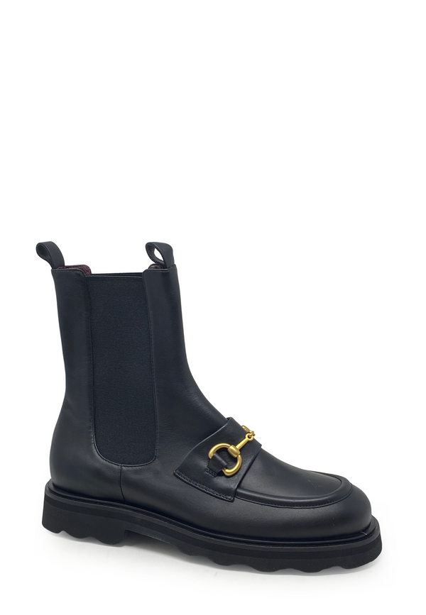 2282 Nicky Chelsea Boot | Nero Seta