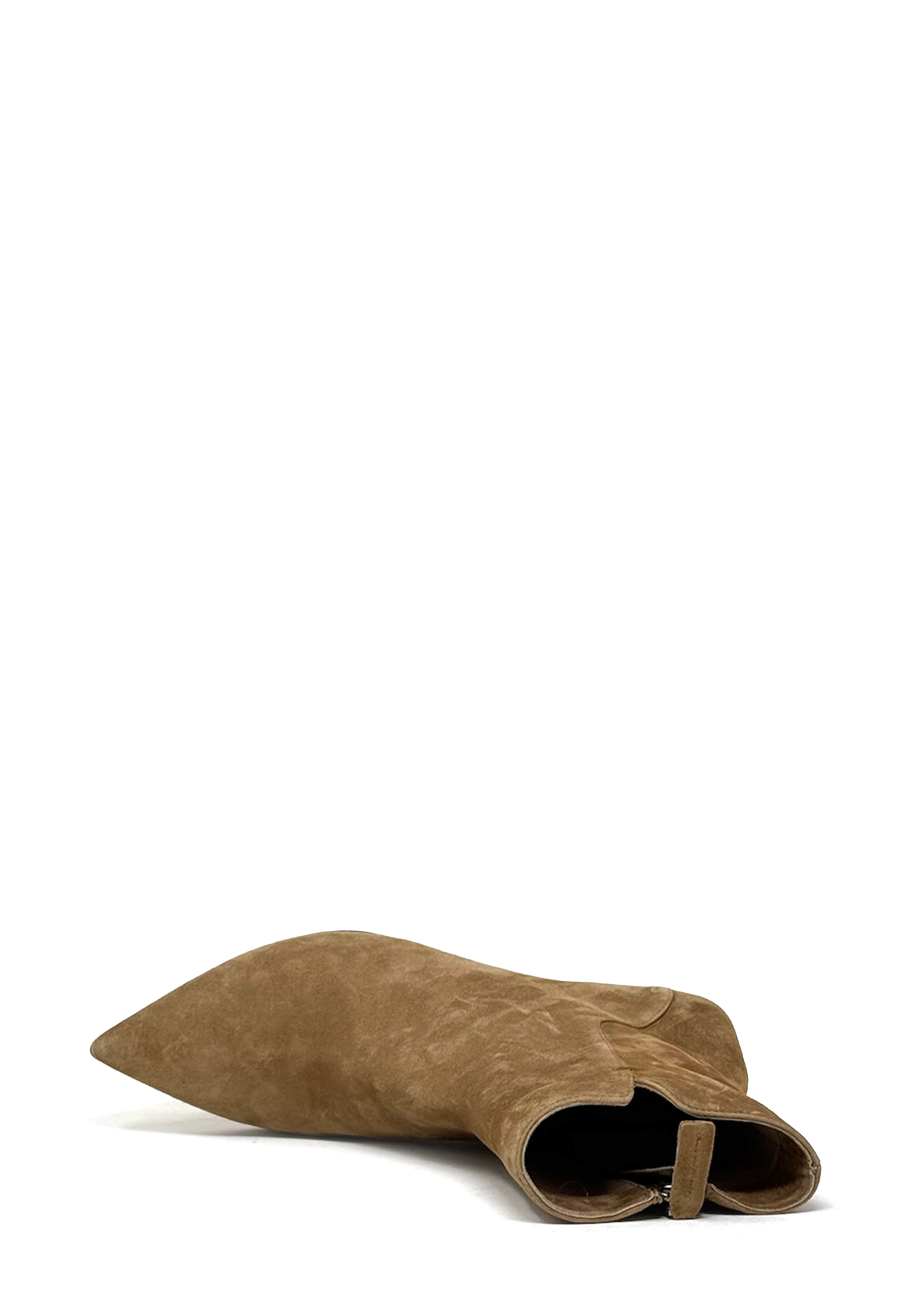 6224 Henriette Heel Stiefelette | Toffee Camoscio