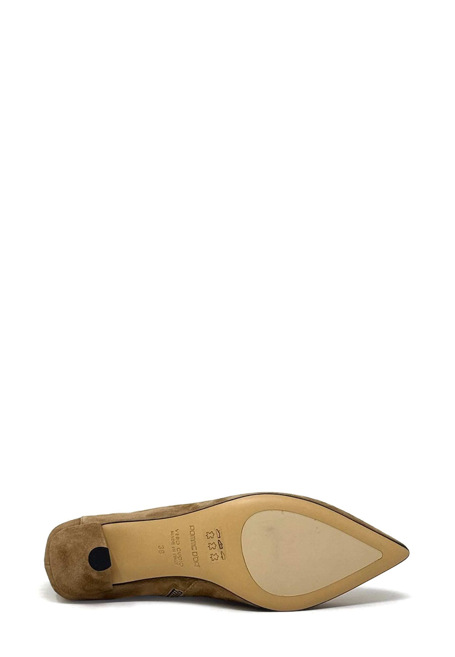 6224 Henriette Heel Stiefelette | Toffee Camoscio