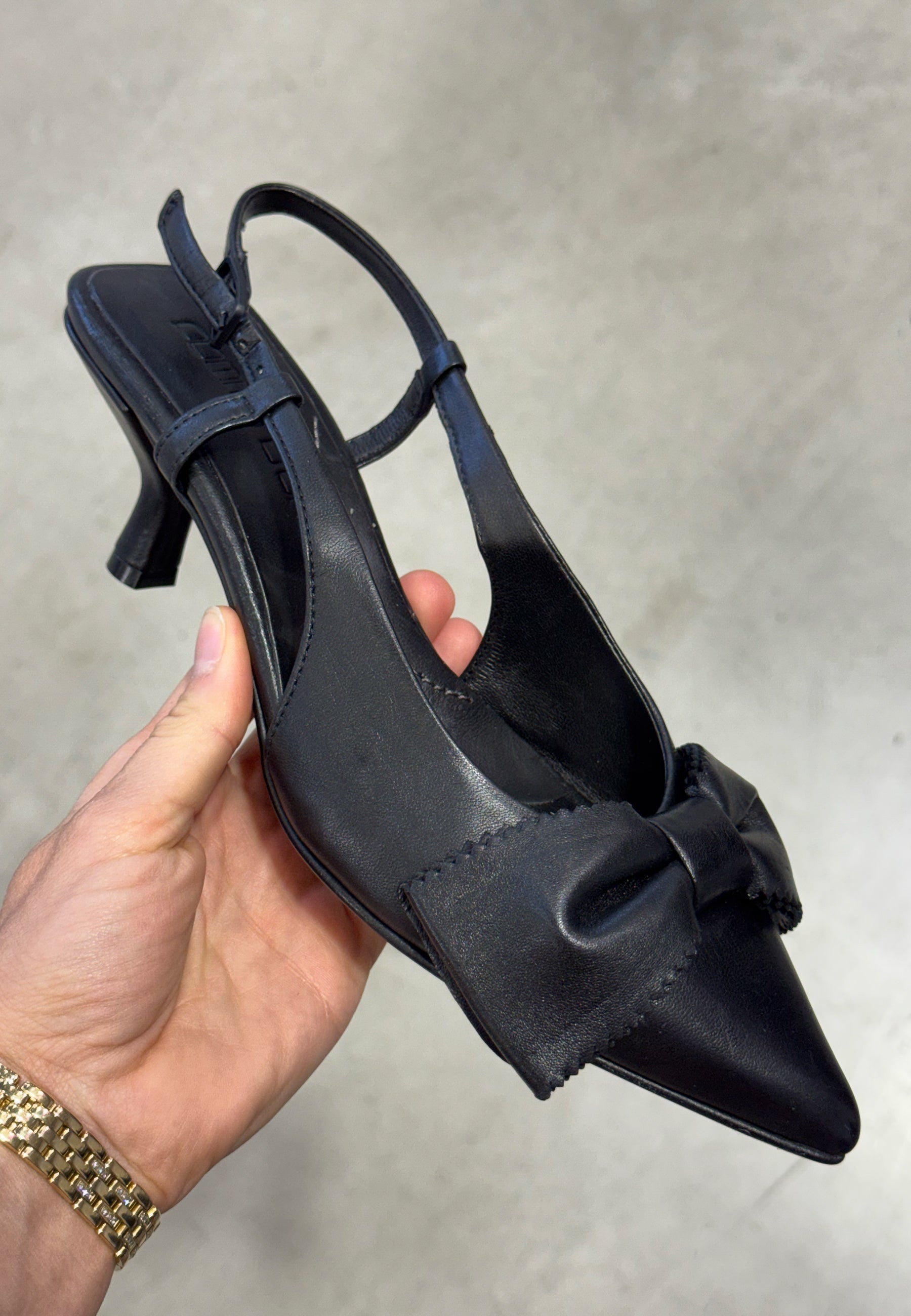 6260 Henriette Heel Sling | Nero Glove