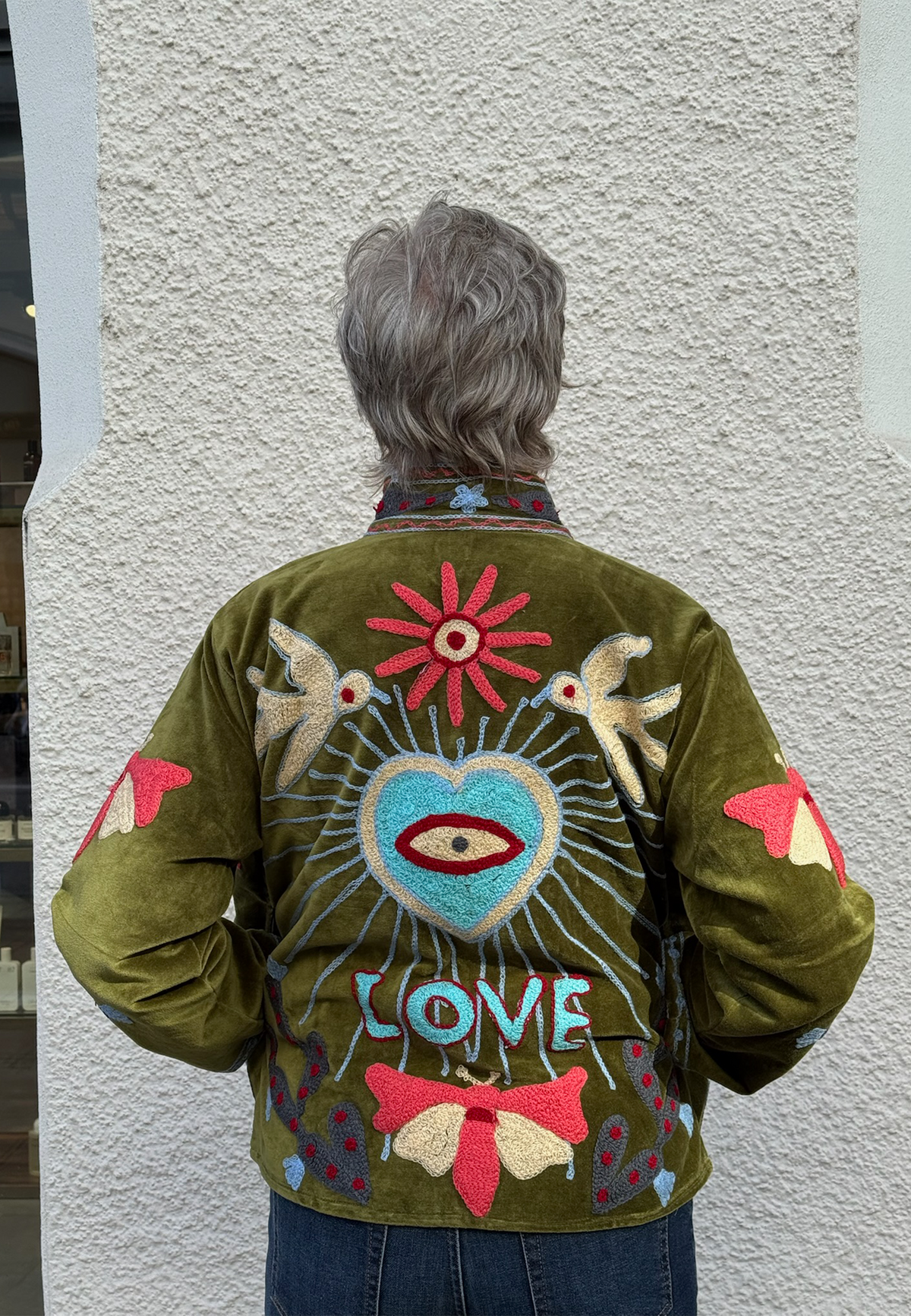 9498 Embroidery Jacke | Army
