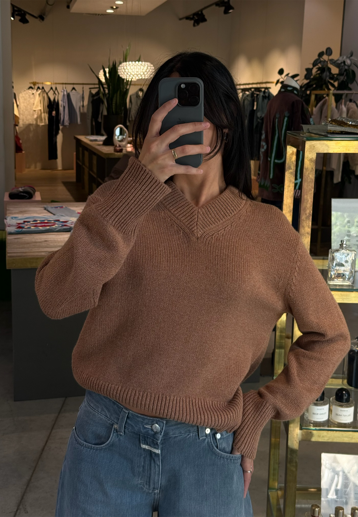 Lidya Pullover | Heather Camel