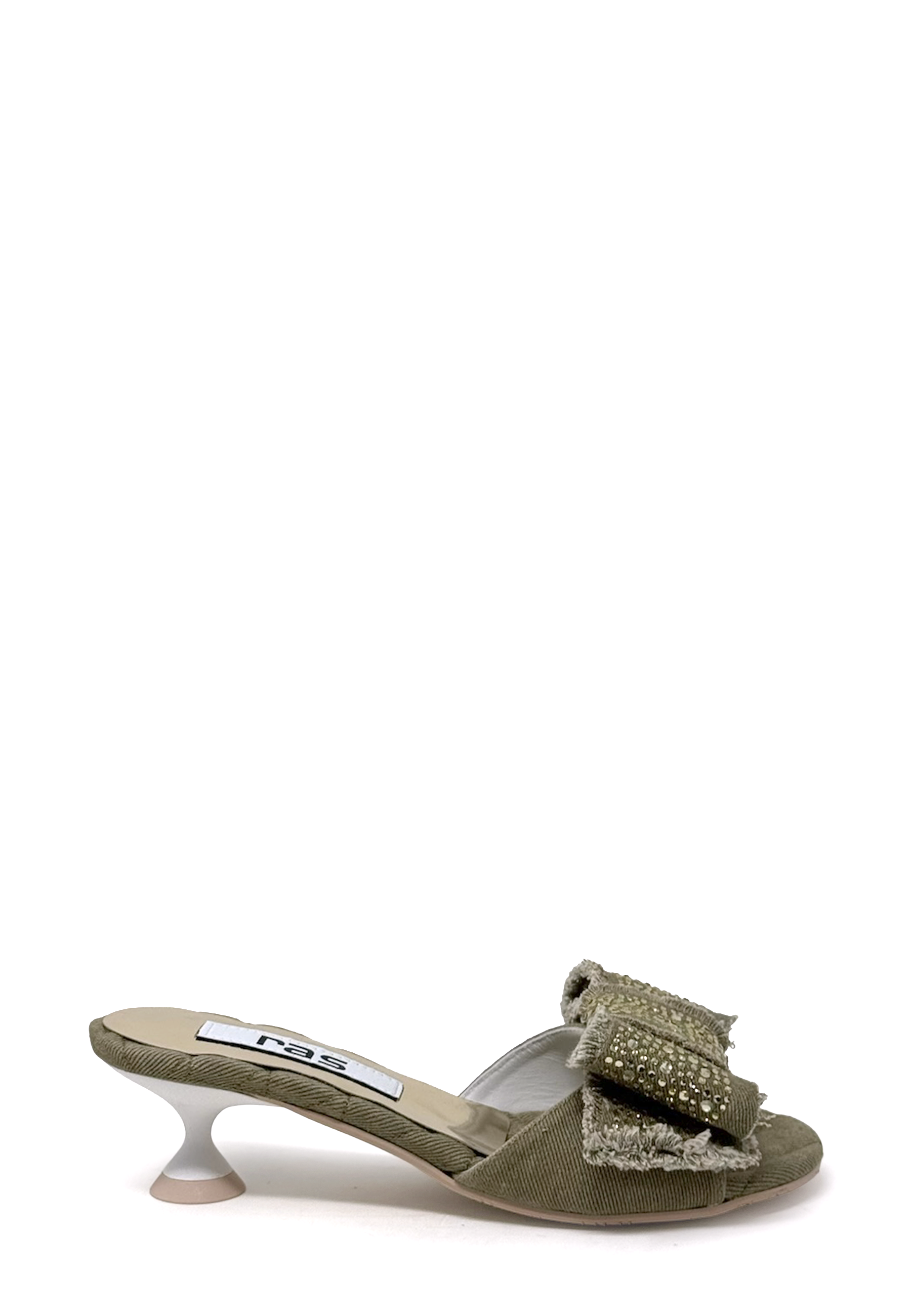 8449 Heel Pantolette | Kaki