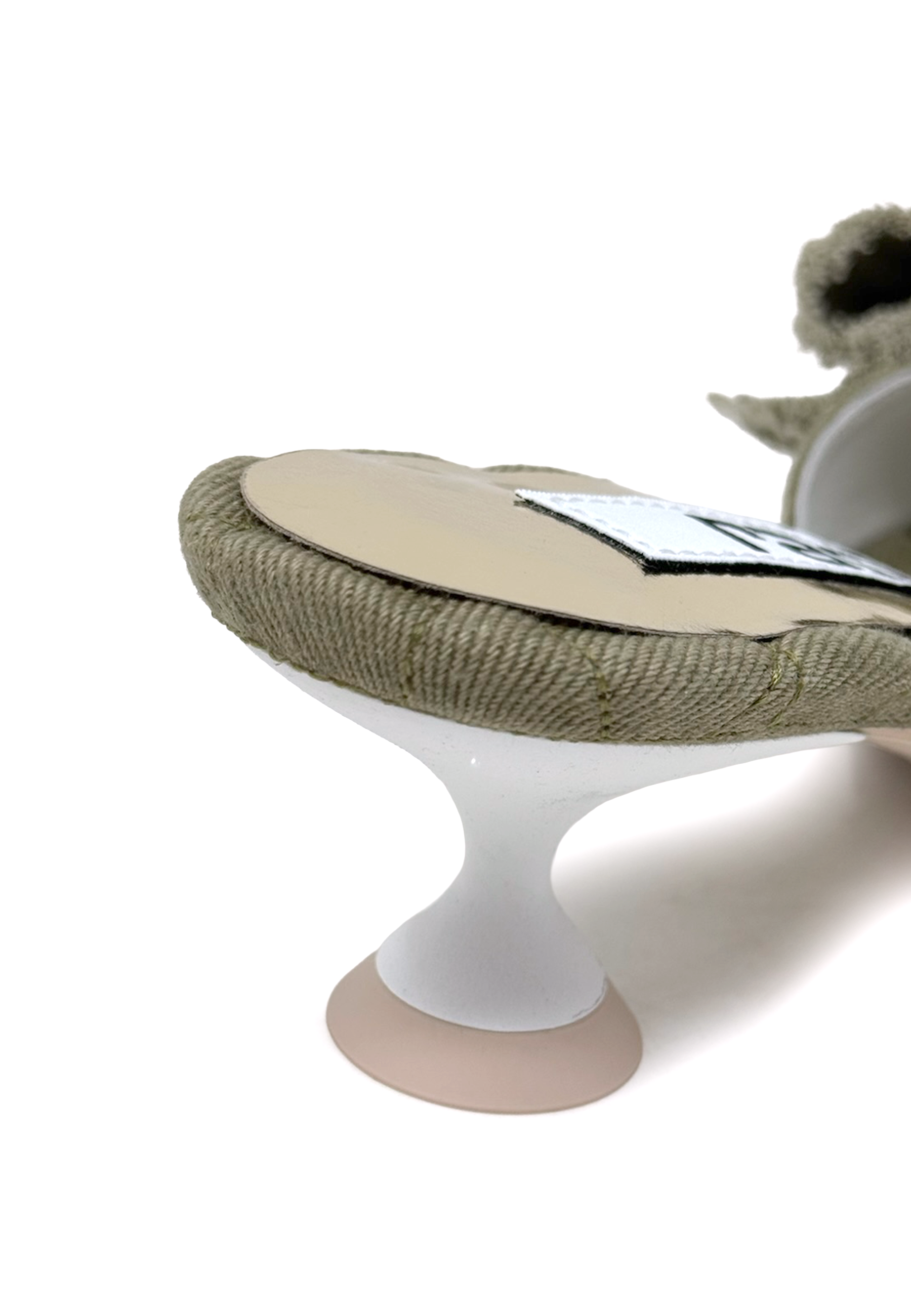 8449 Heel mule | Khaki