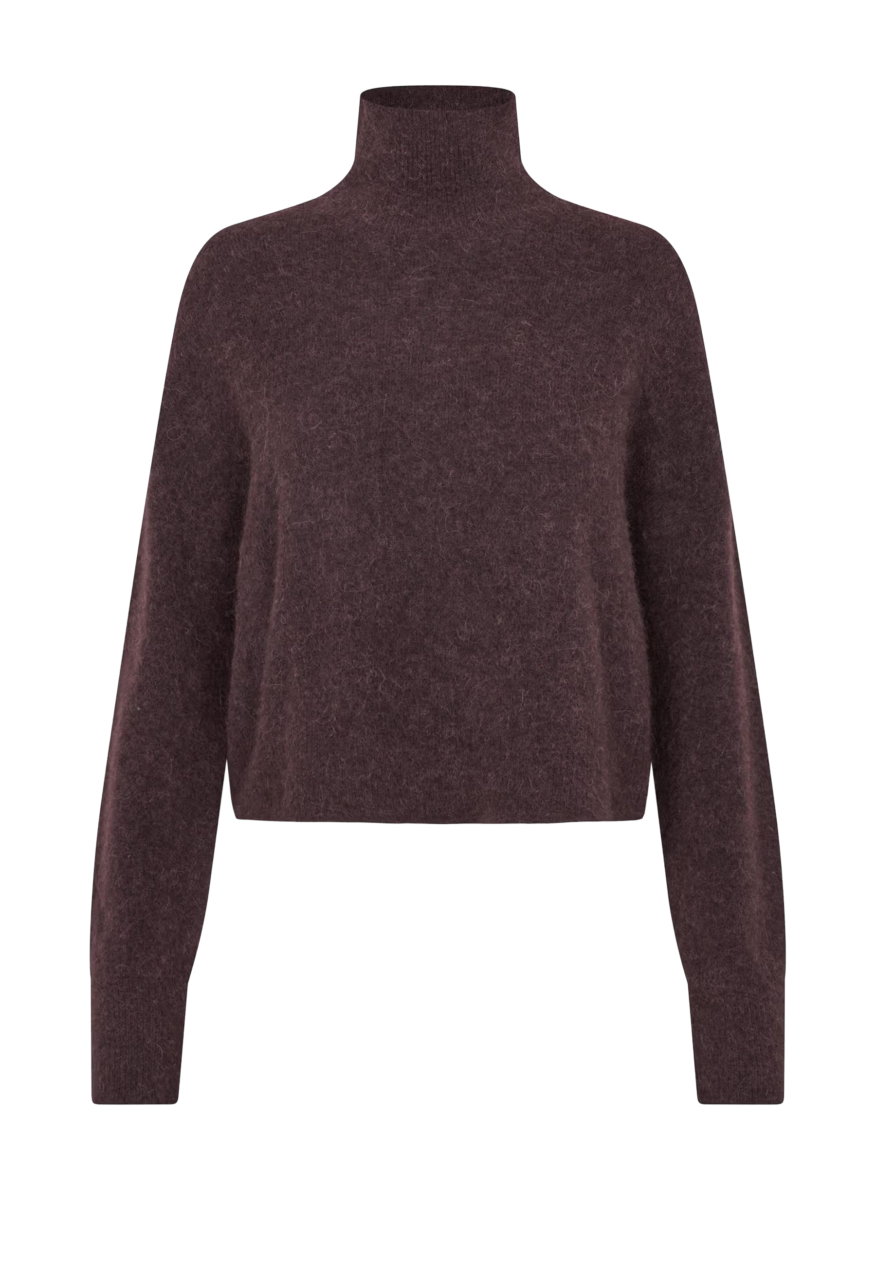 Nola Alpaka Rollkragen Pullover | Fudge Melange