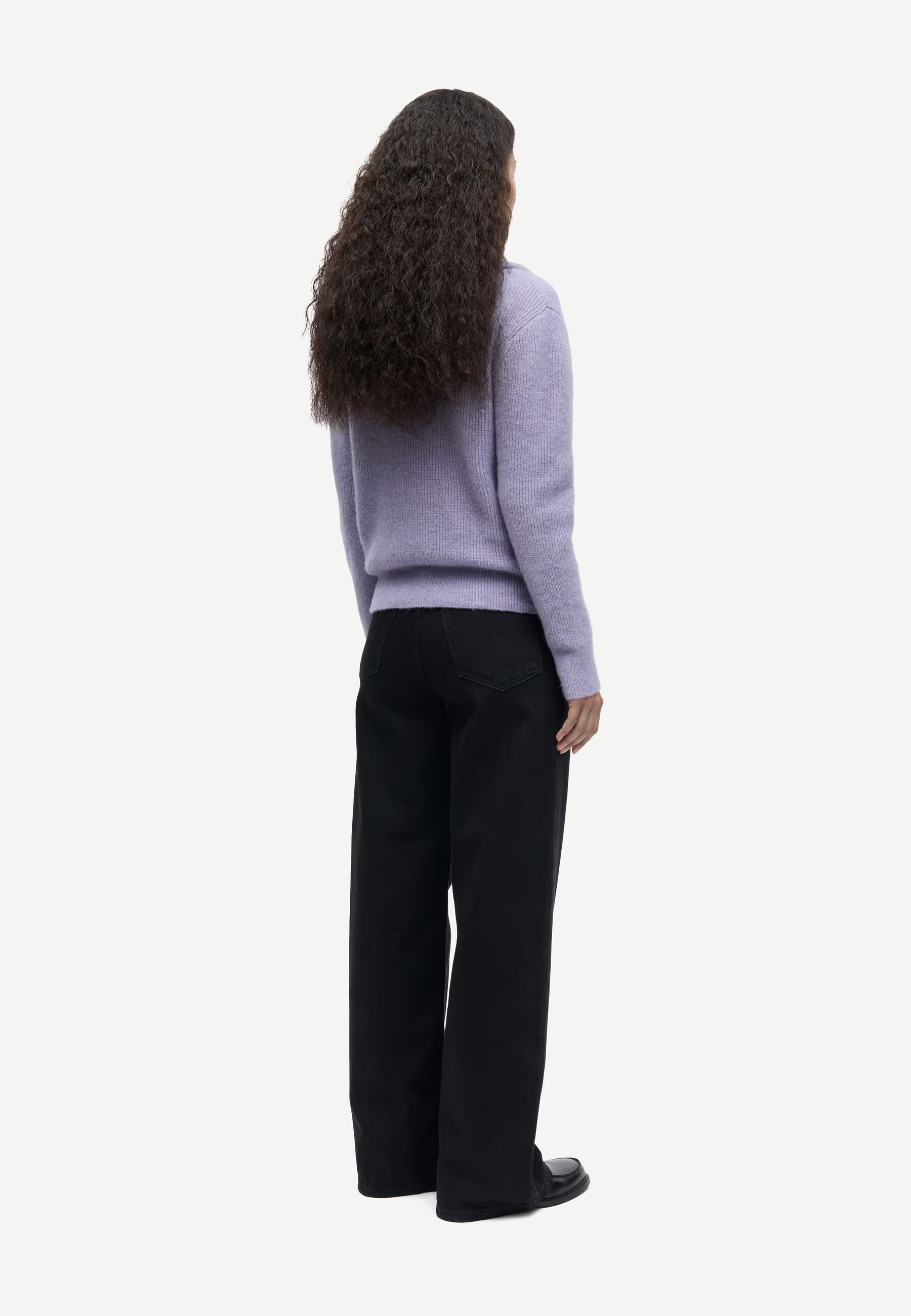 Saanour Halfzip Alpaka Pullover | Wisteria