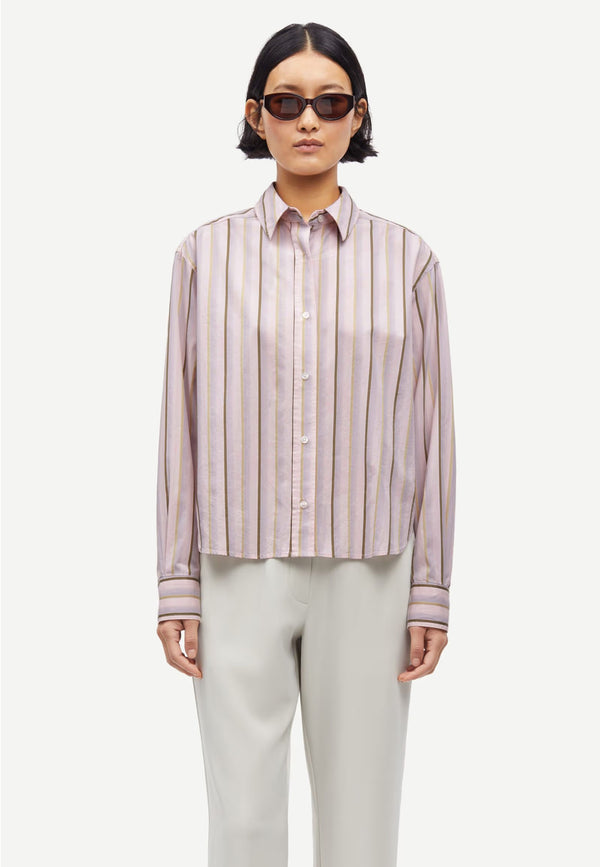 Saatrani Bluse | Violet Stripes