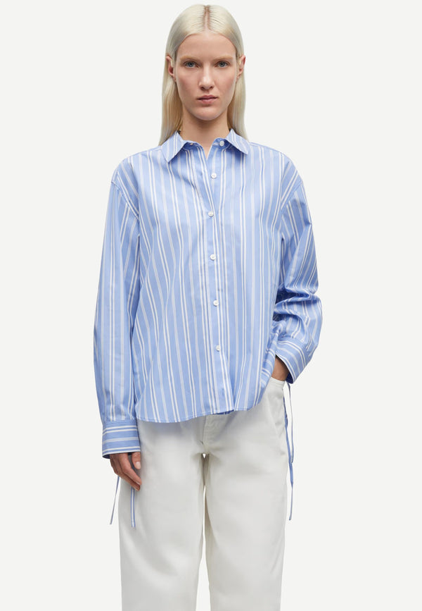 Sacatan Bluse | Blue Stripes