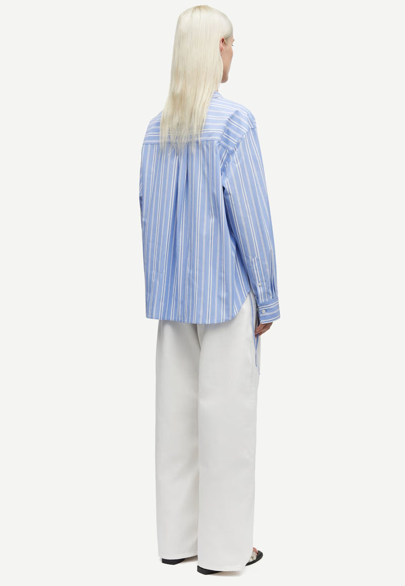 Sacatan Bluse | Blue Stripes