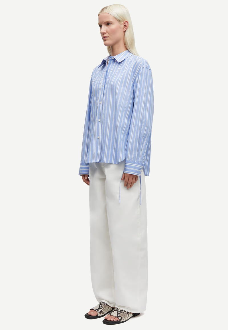 Sacatan Bluse | Blue Stripes