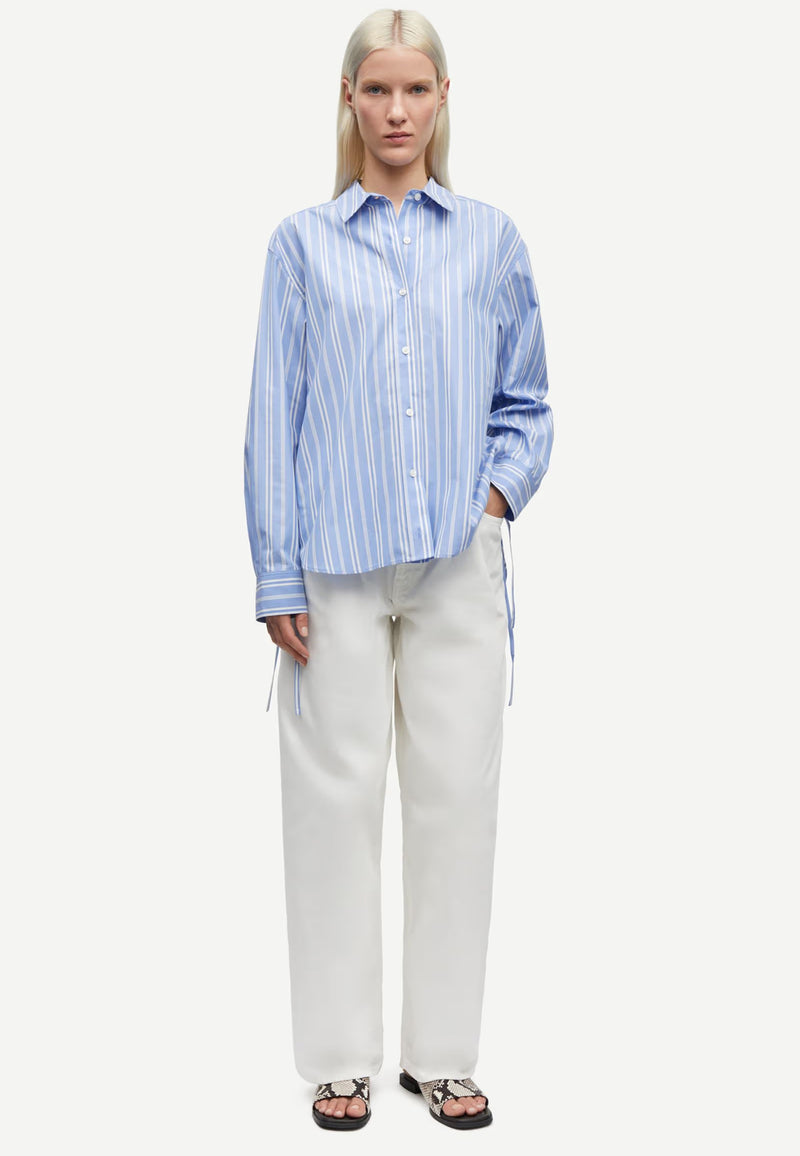 Sacatan Bluse | Blue Stripes