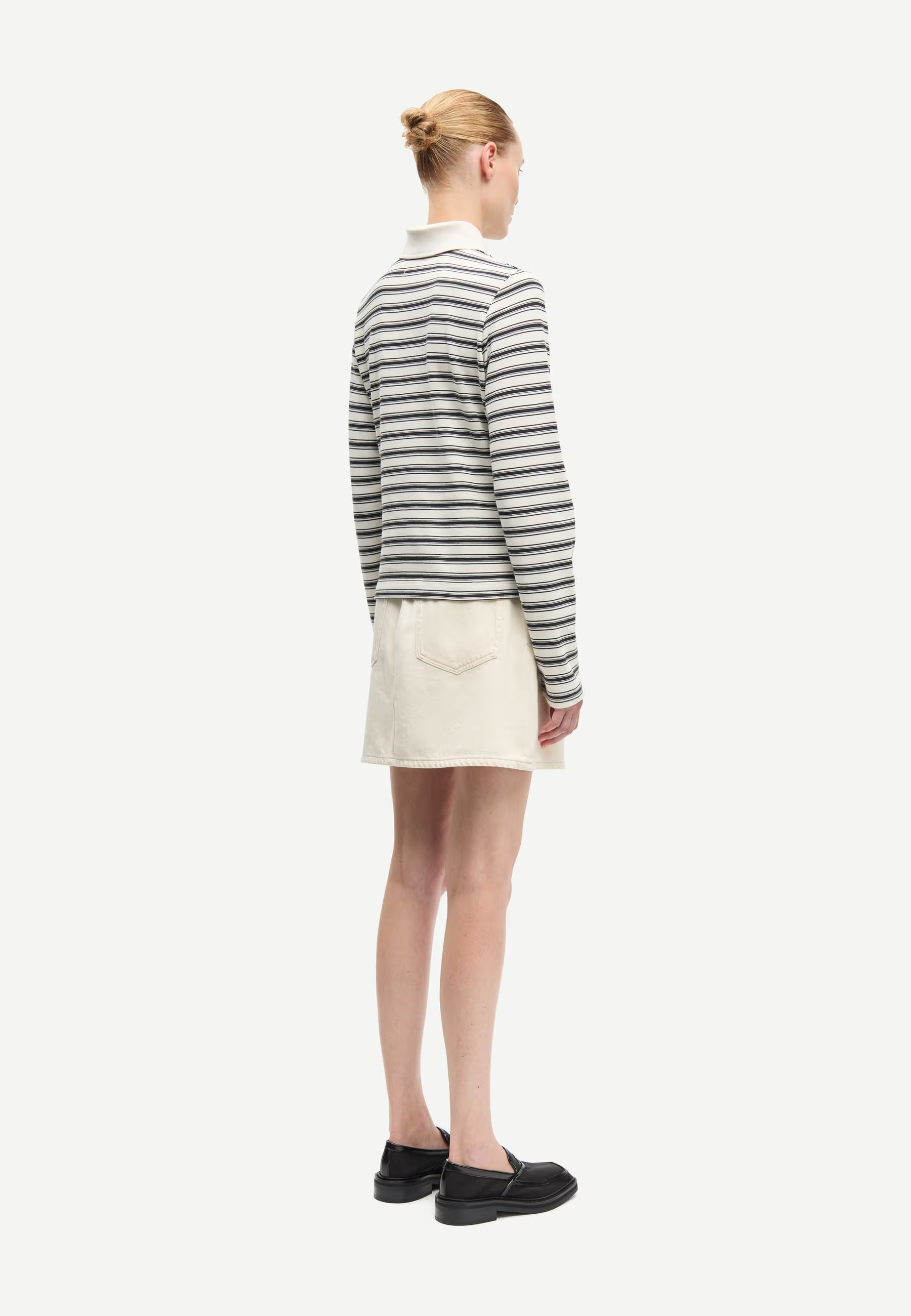 Sadonell Poloshirt | Egret Stripes