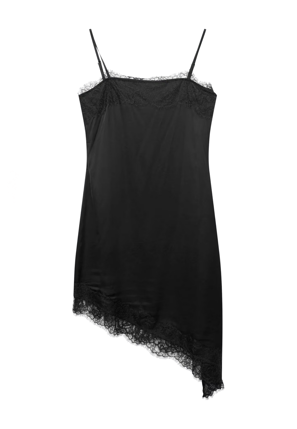 Saebba Spitzen Minikleid | Black