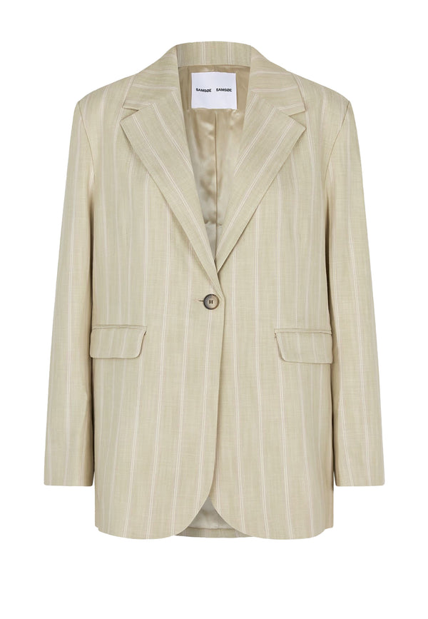 Sahaven Blazer | White Pepper