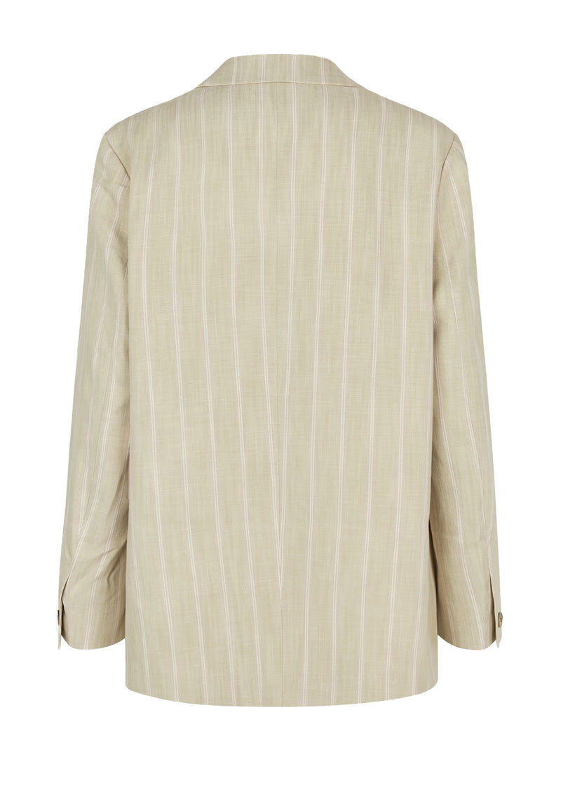 Sahaven Blazer | White Pepper