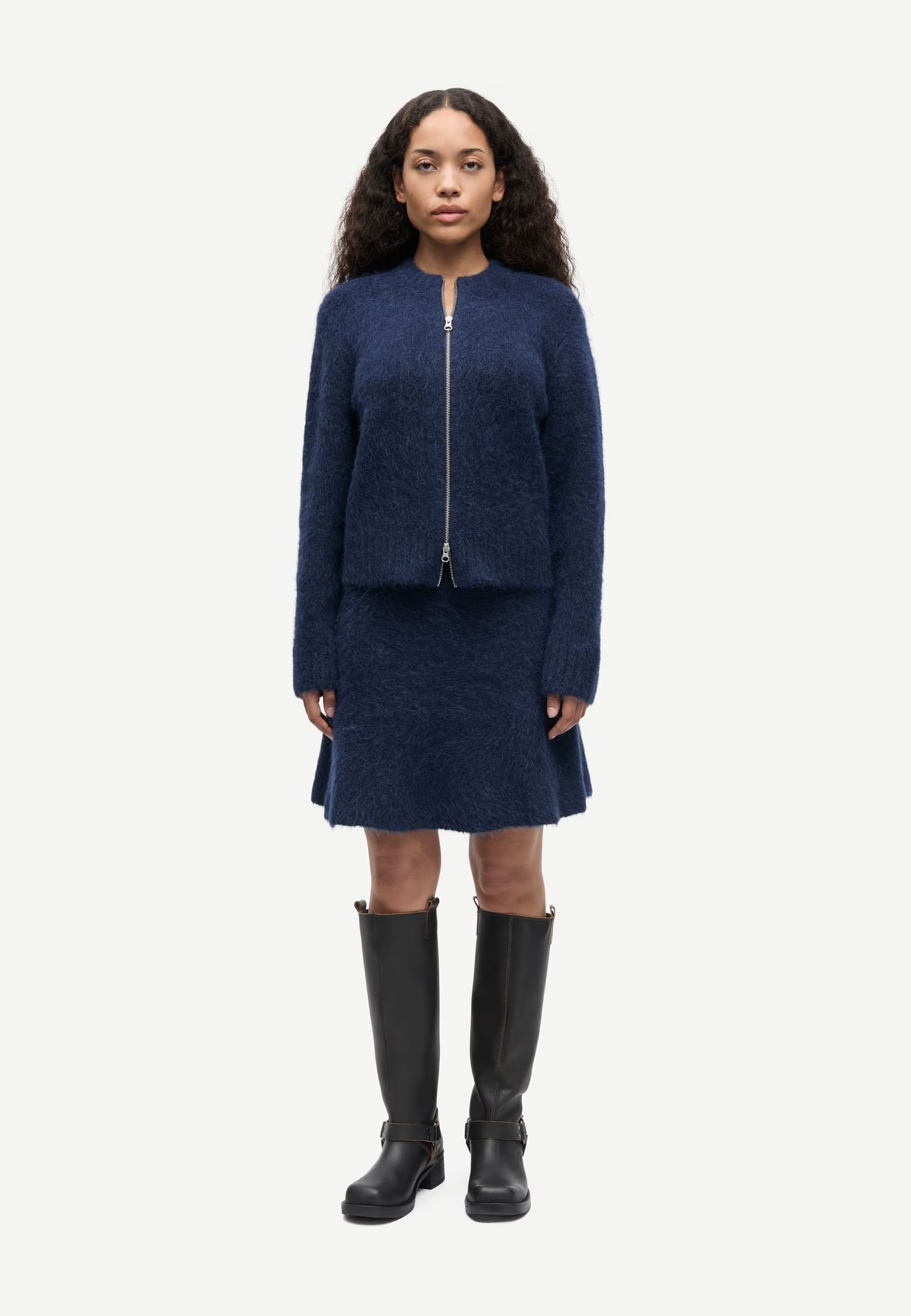 Sajeanine Alpaka Zip Cardigan | Salute