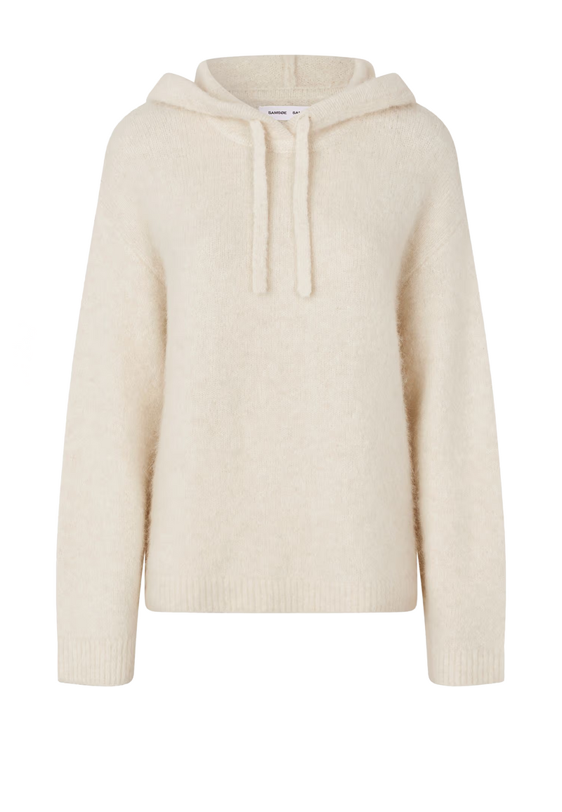 Sajeanne Alpaka Hoodie | Clear Cream